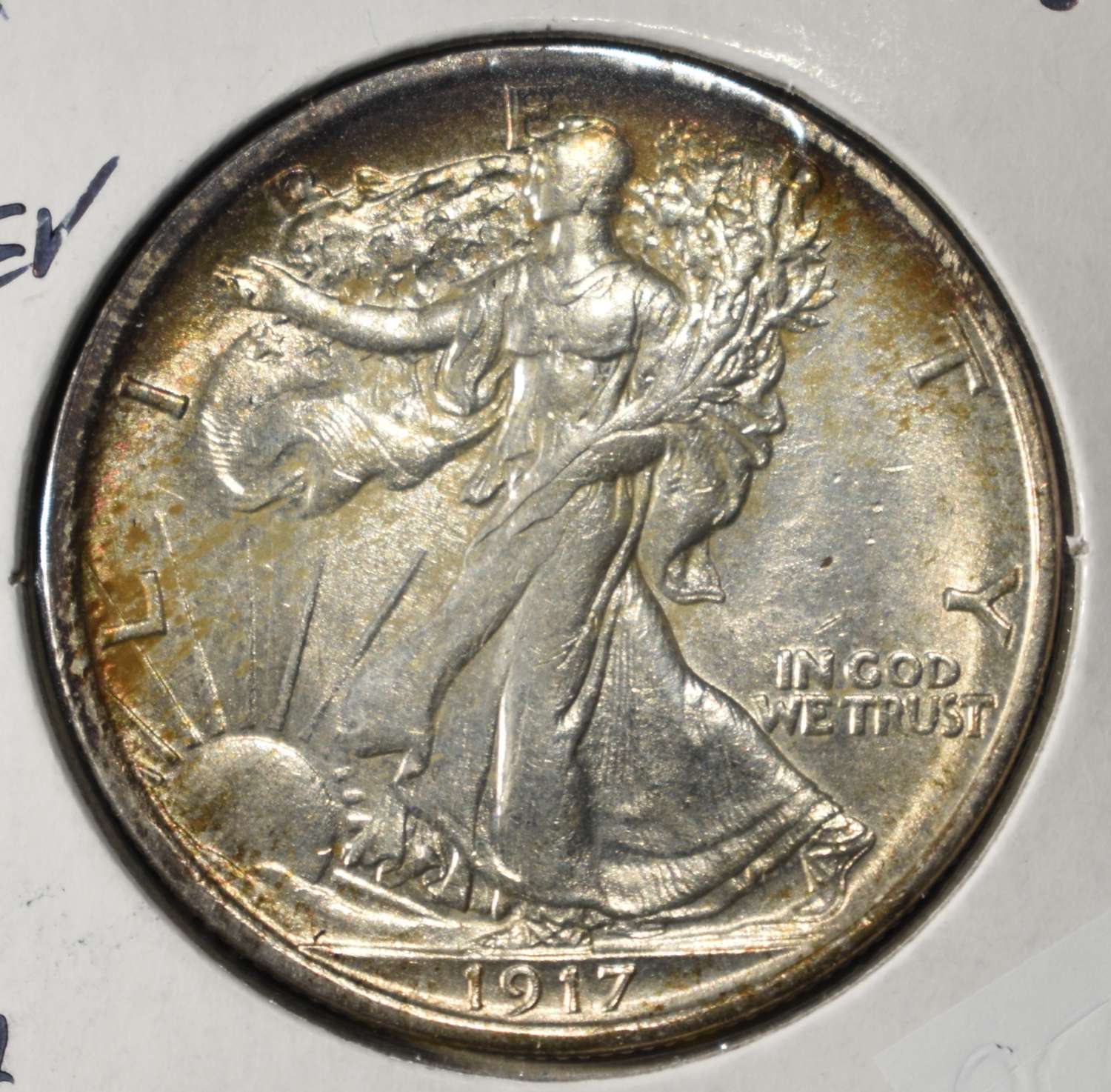 1917-S REV WALKING LIBERTY HALF DOLLAR CH BU