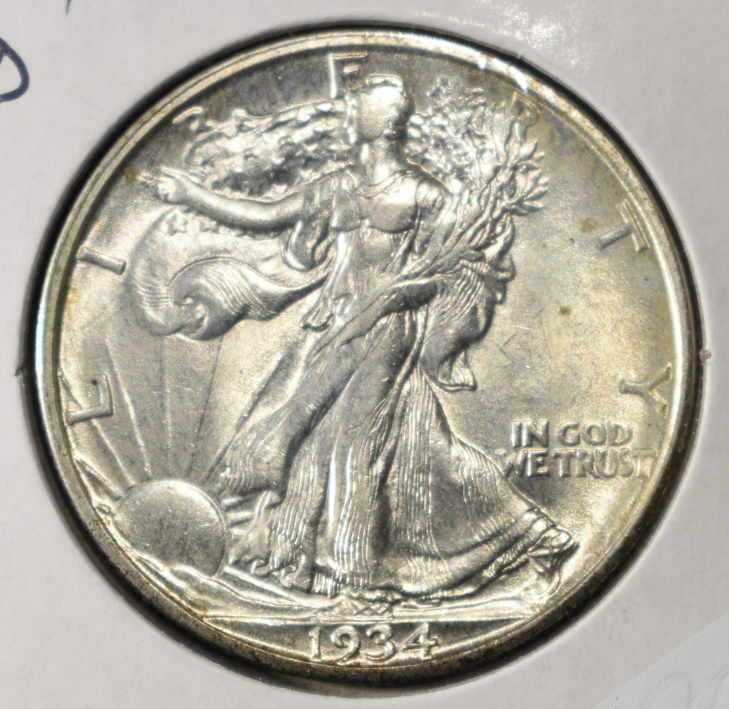 1934-D WALKING LIBERTY HALF DOLLAR CH BU