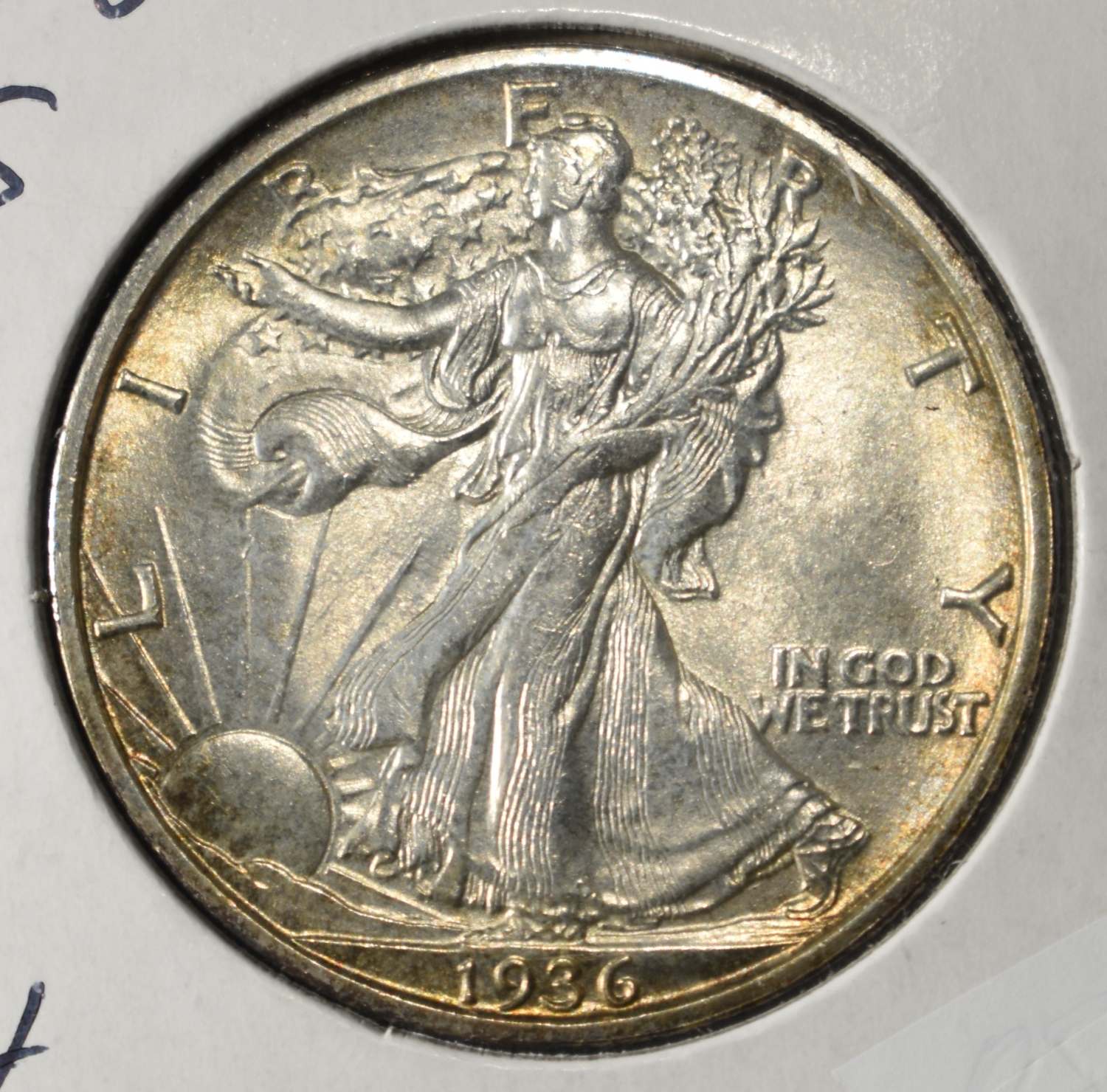 1936-S WALKING LIBERTY HALF DOLLAR CH BU