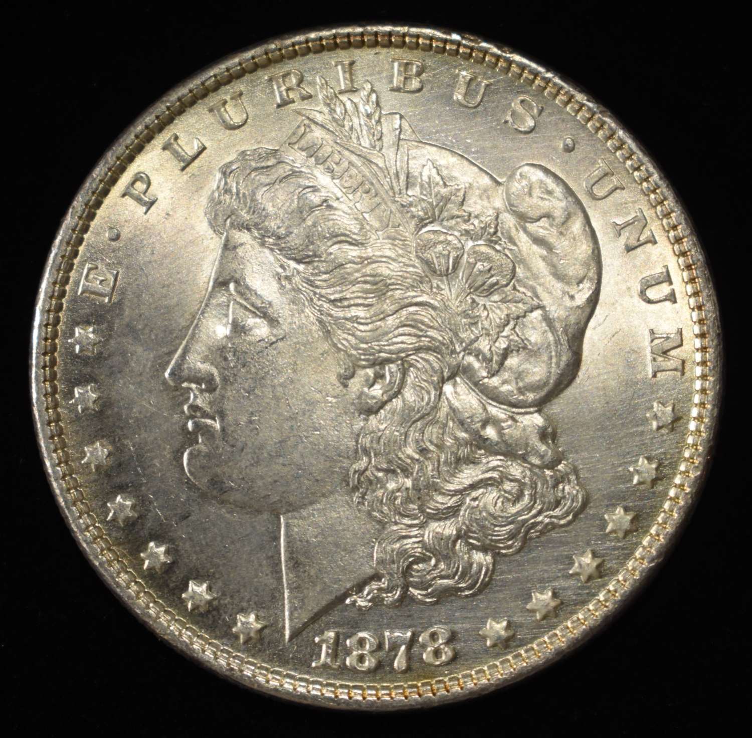 1878 7TF REV 79 MORGAN DOLLAR CH BU