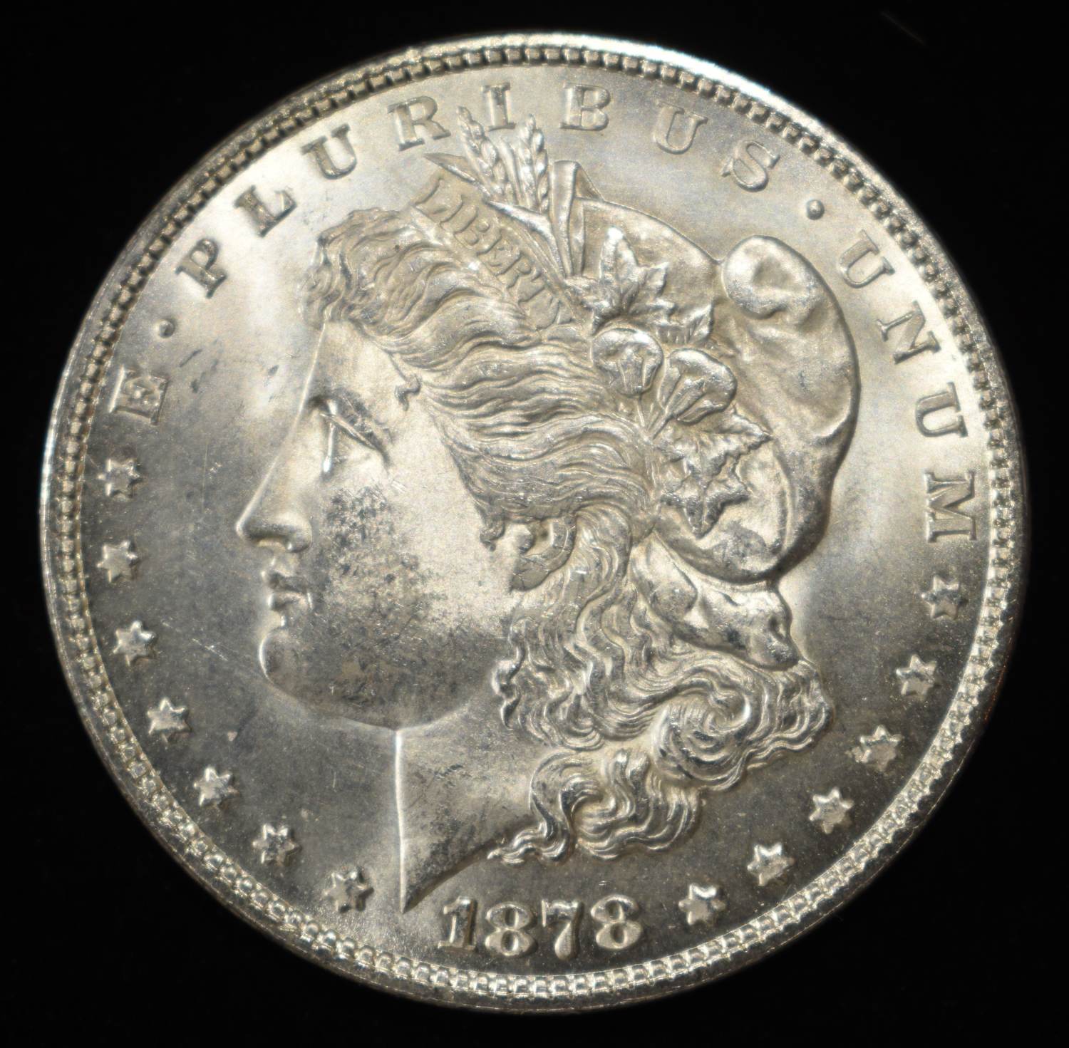 1878 7/8TF MORGAN DOLLAR GEM BU