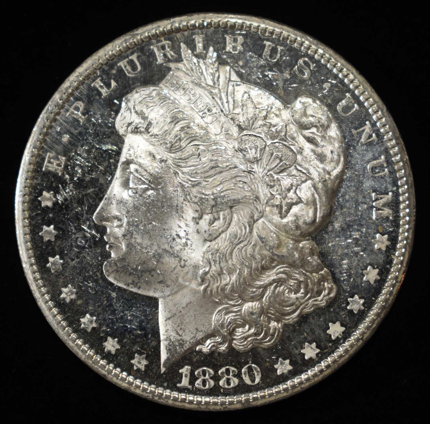 1880-S MORGAN DOLLAR CH BU DMPL
