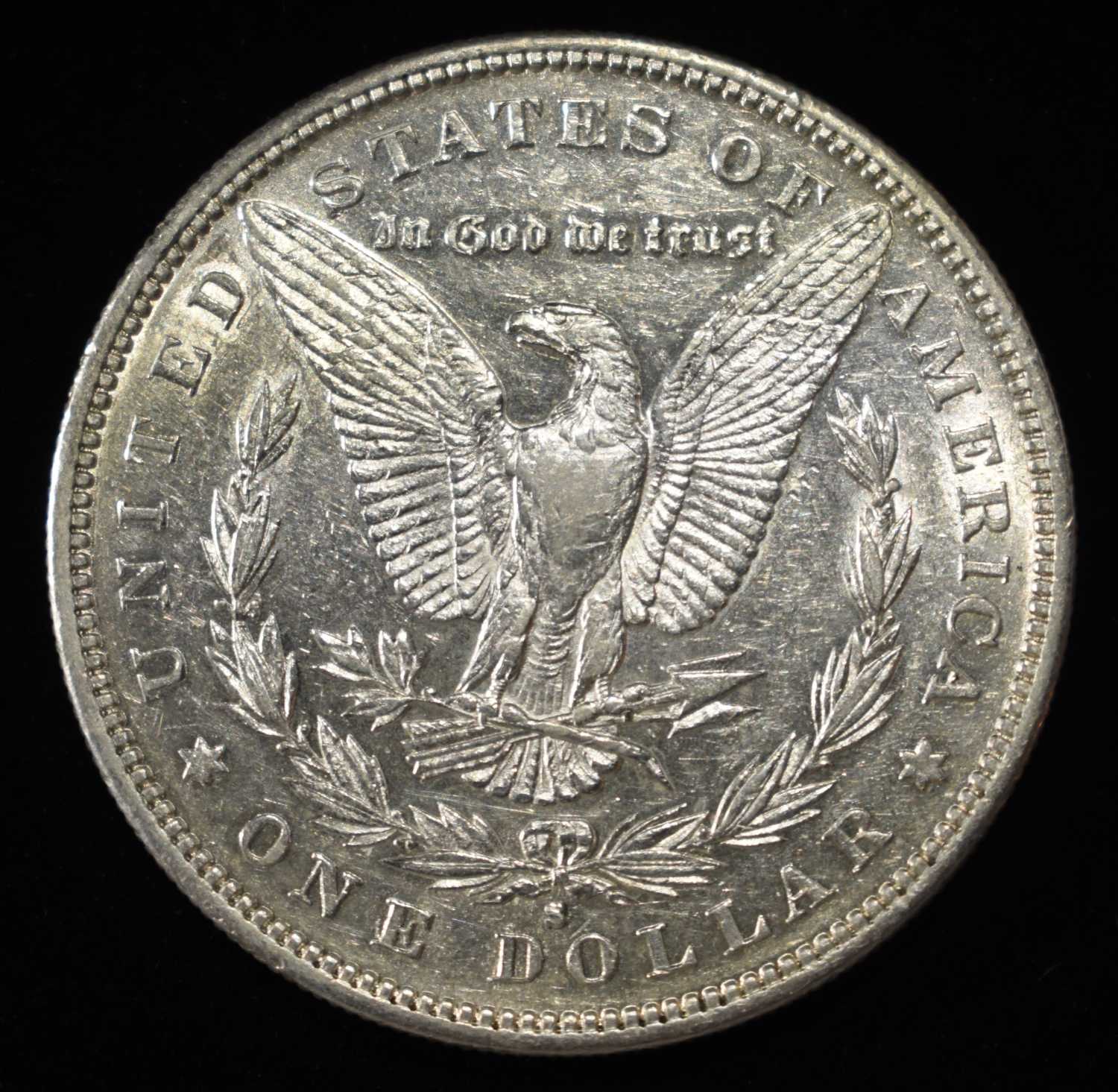 1883-S MORGAN DOLLAR CH AU