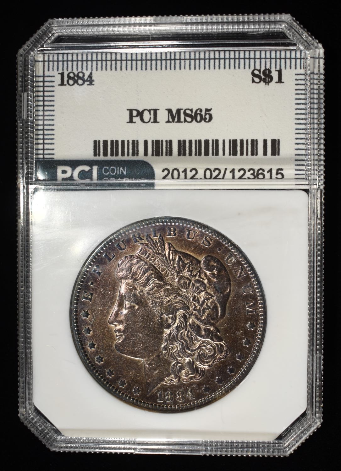 1884 MORGAN DOLLAR PCI GEM BU