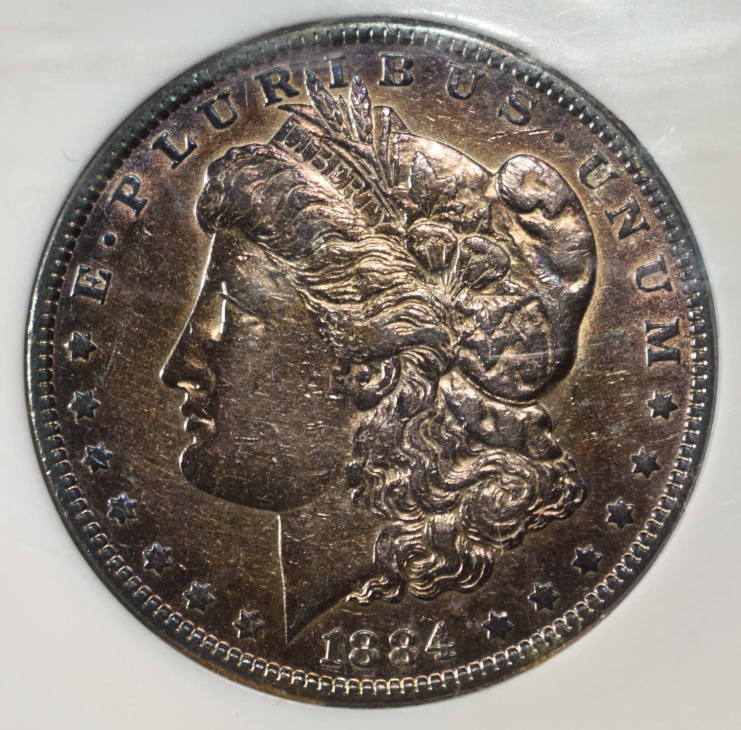 1884 MORGAN DOLLAR PCI GEM BU