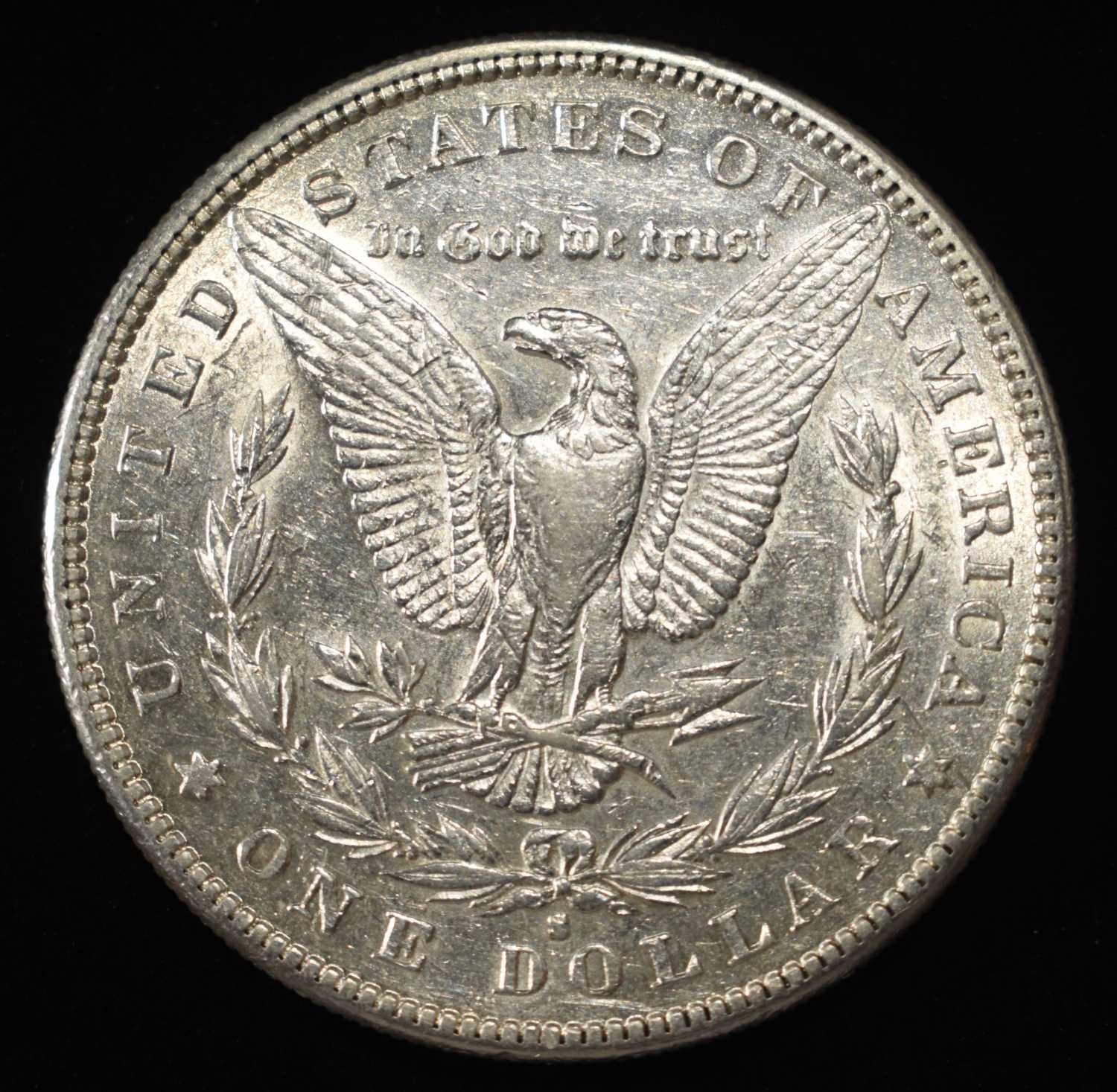 1888-S MORGAN DOLLAR AU