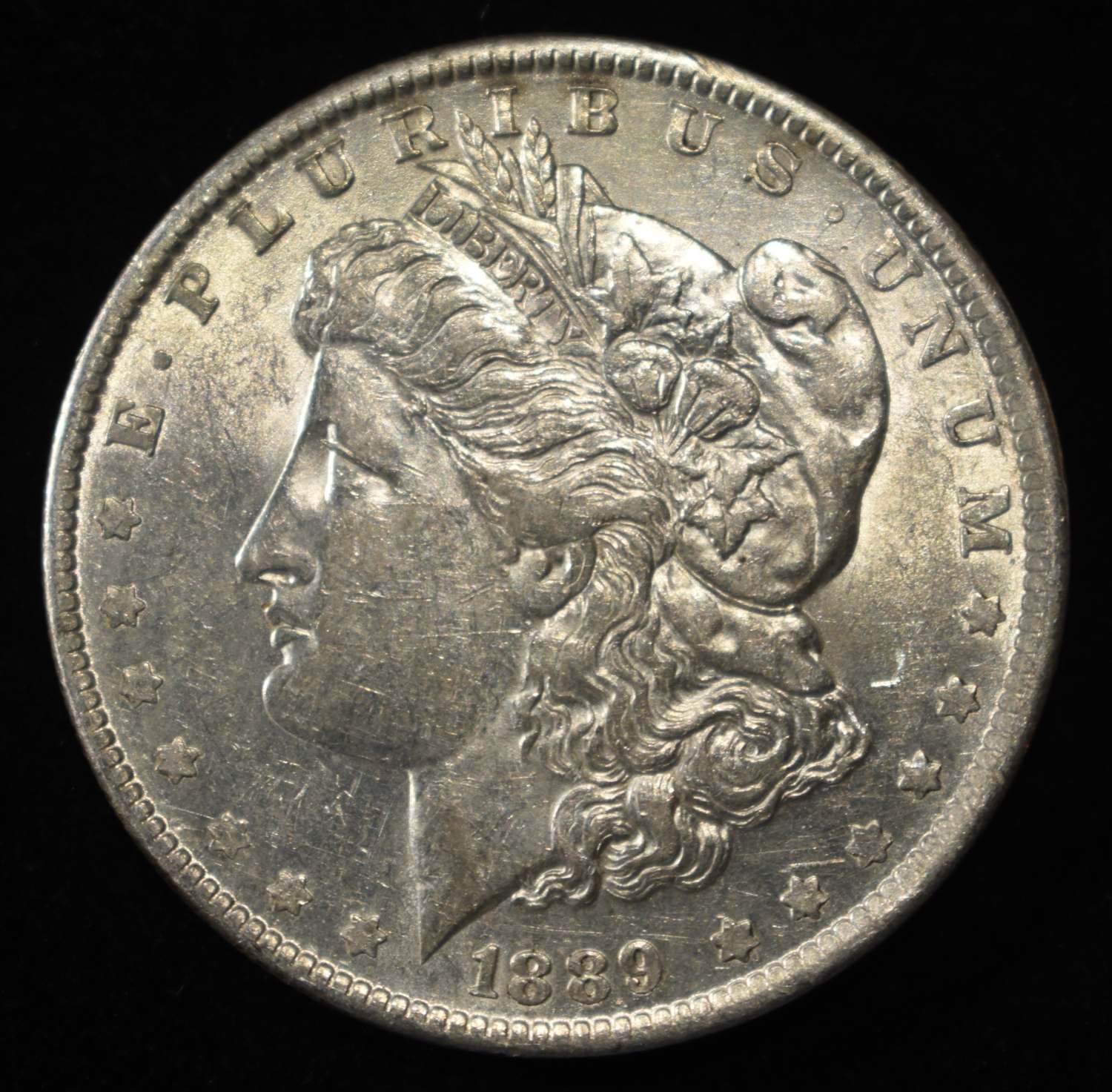 1889-O MORGAN DOLLAR CH AU/UN