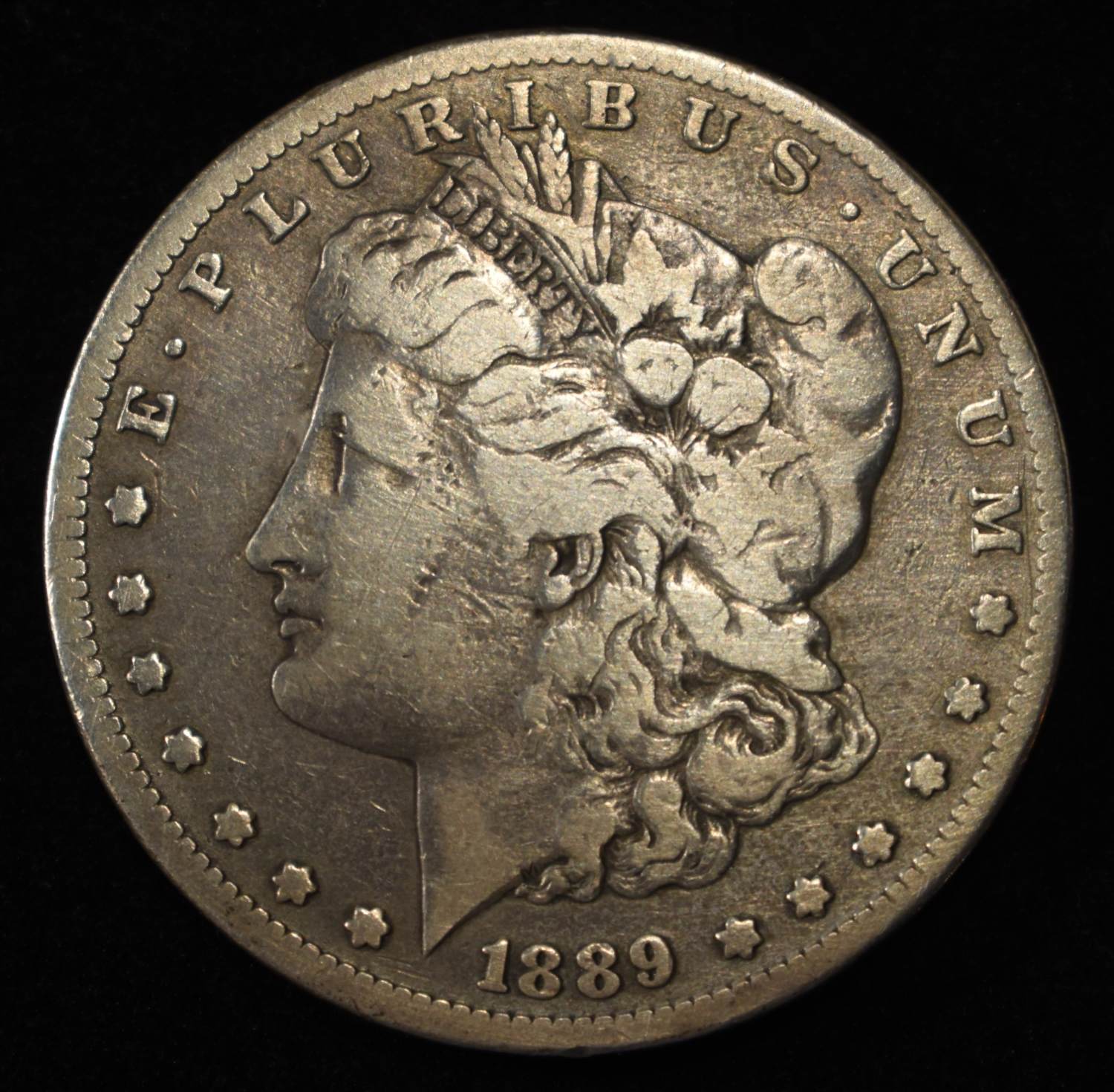 1889-CC MORGAN DOLLAR VF