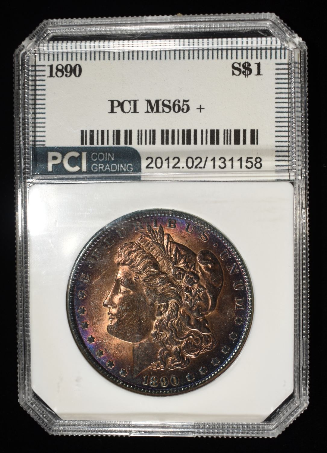 1890 MORGAN DOLLAR PCI GEM BU