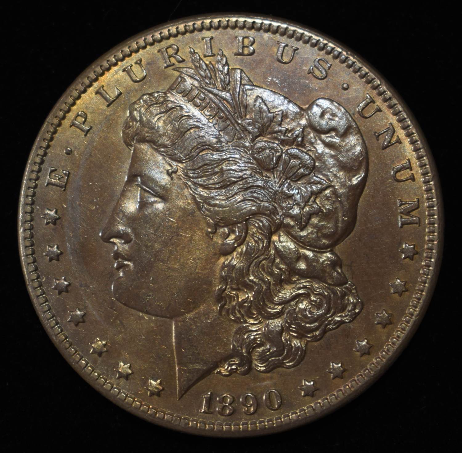 1890-CC MORGAN DOLLAR BU PROOF LIKE