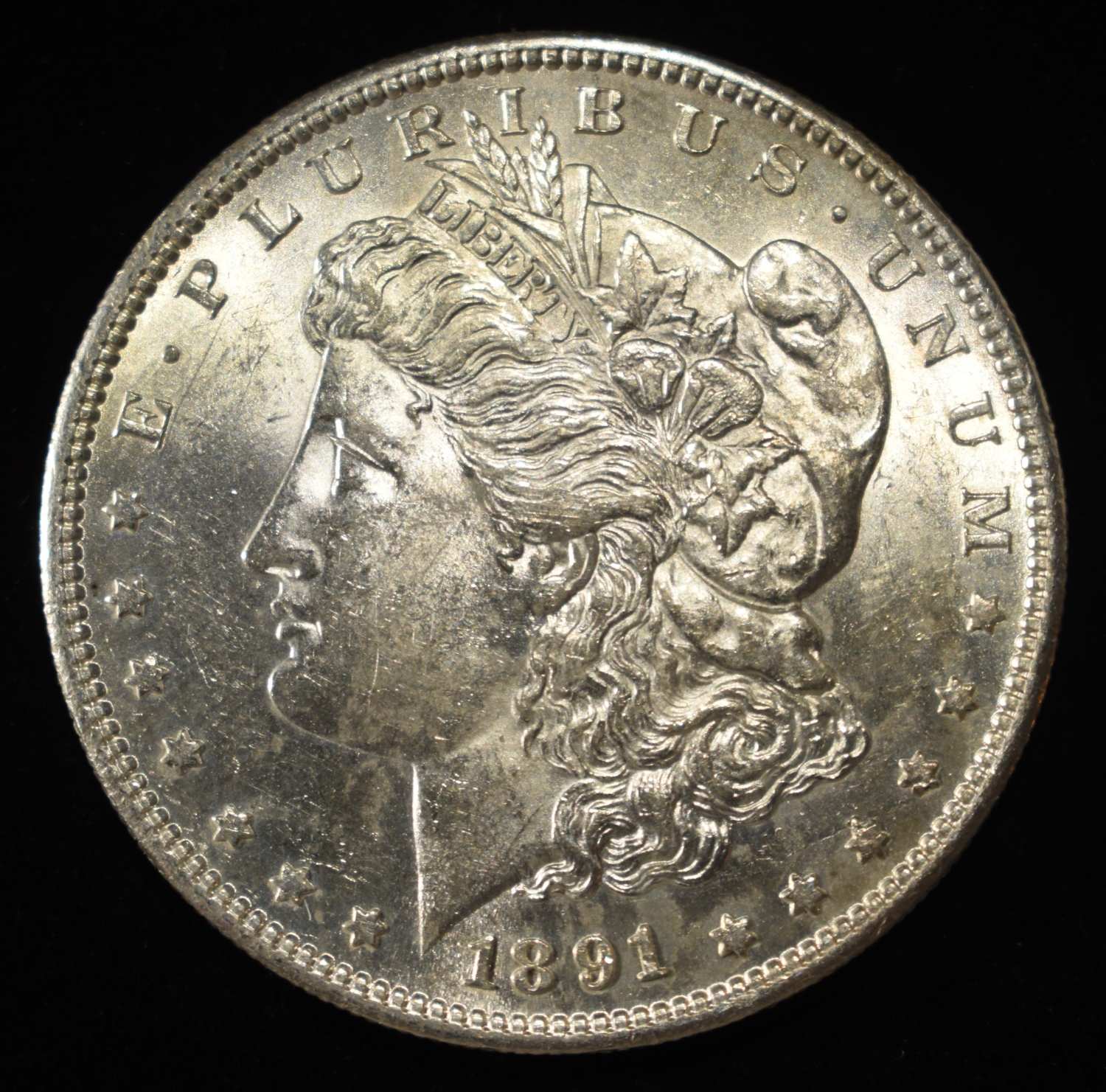 1891-S MORGAN DOLLAR CH BU