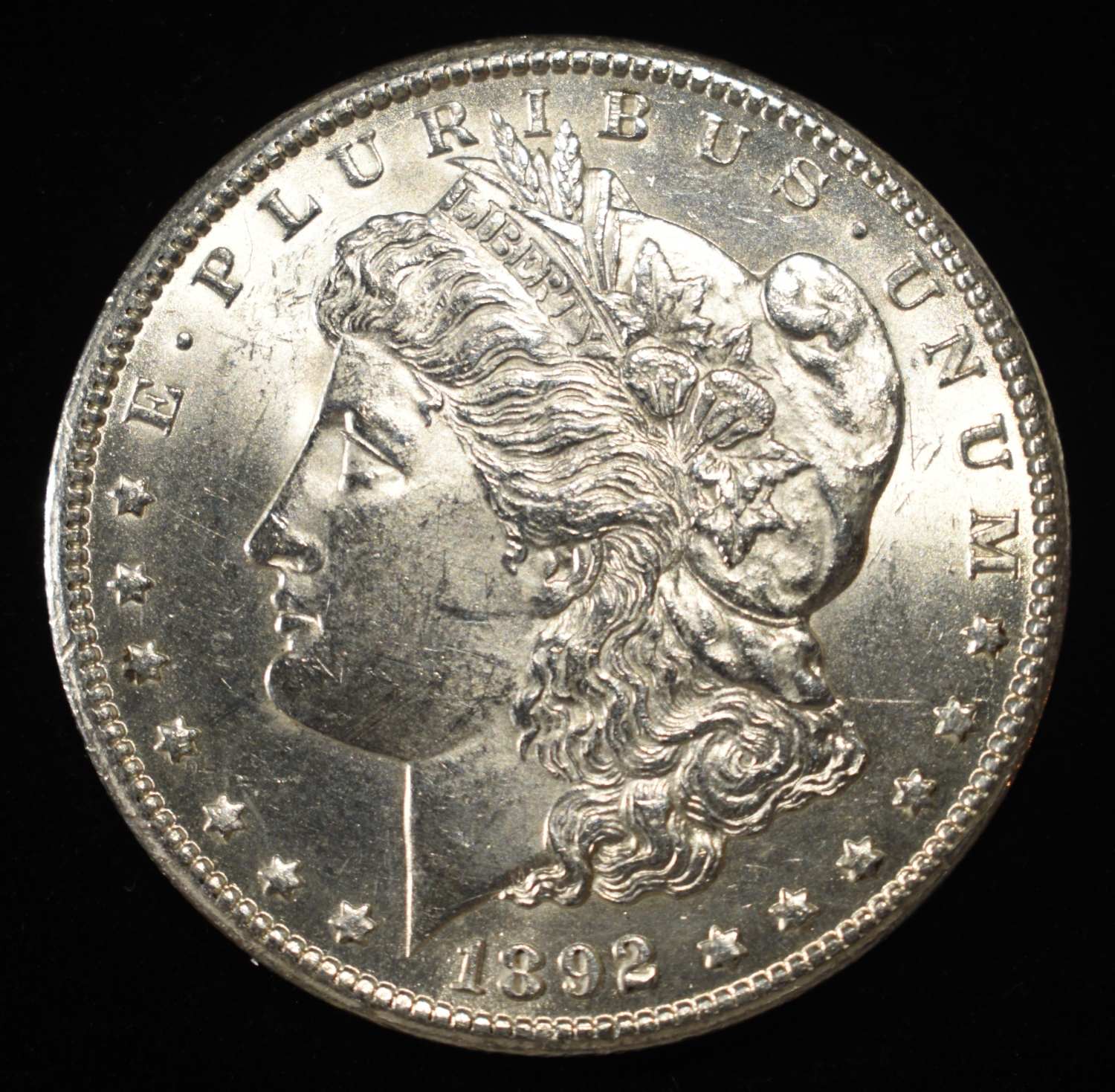 1892-CC MORGAN DOLLAR BU