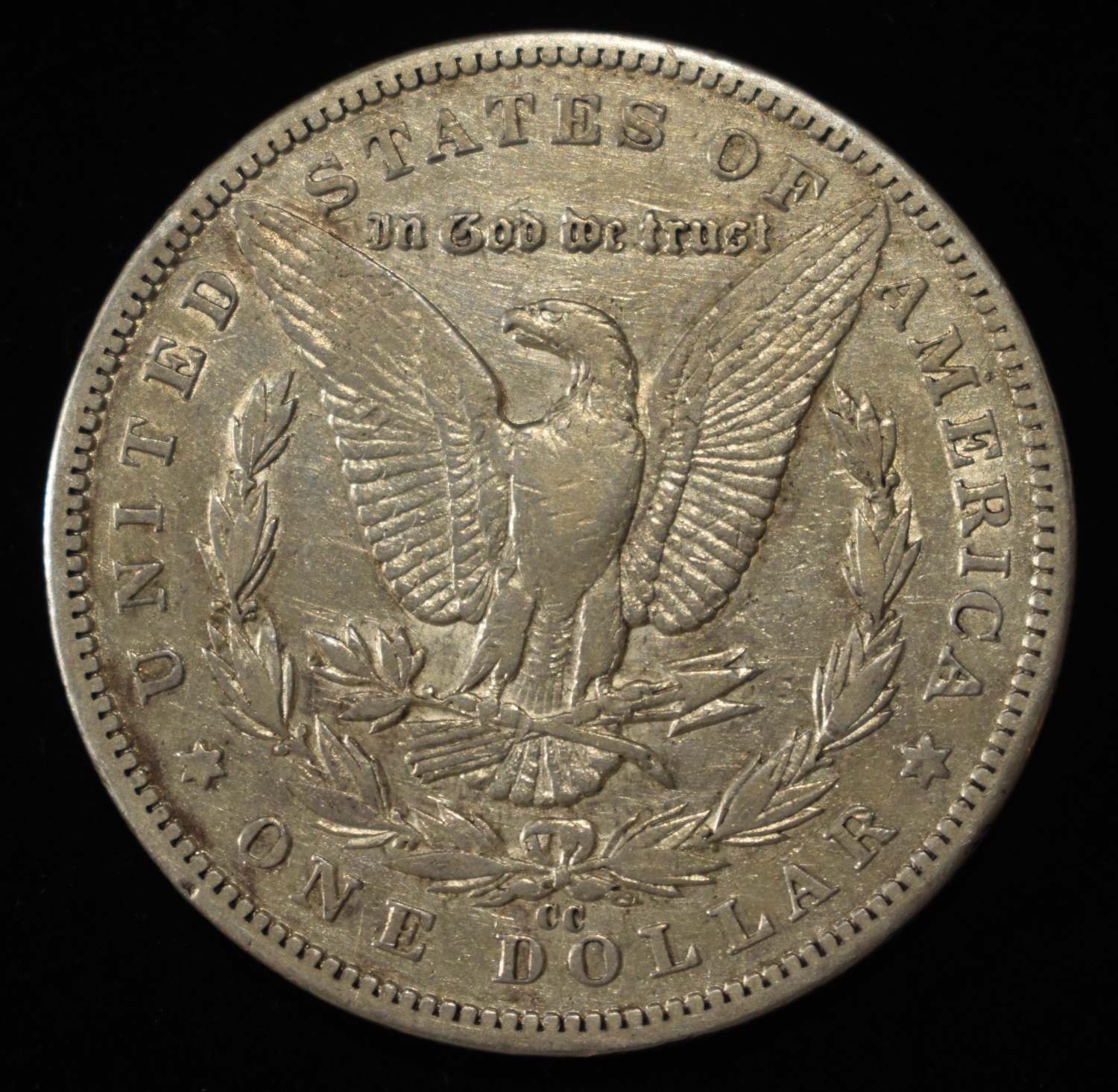 1893-CC MORGAN DOLLAR VF/XF