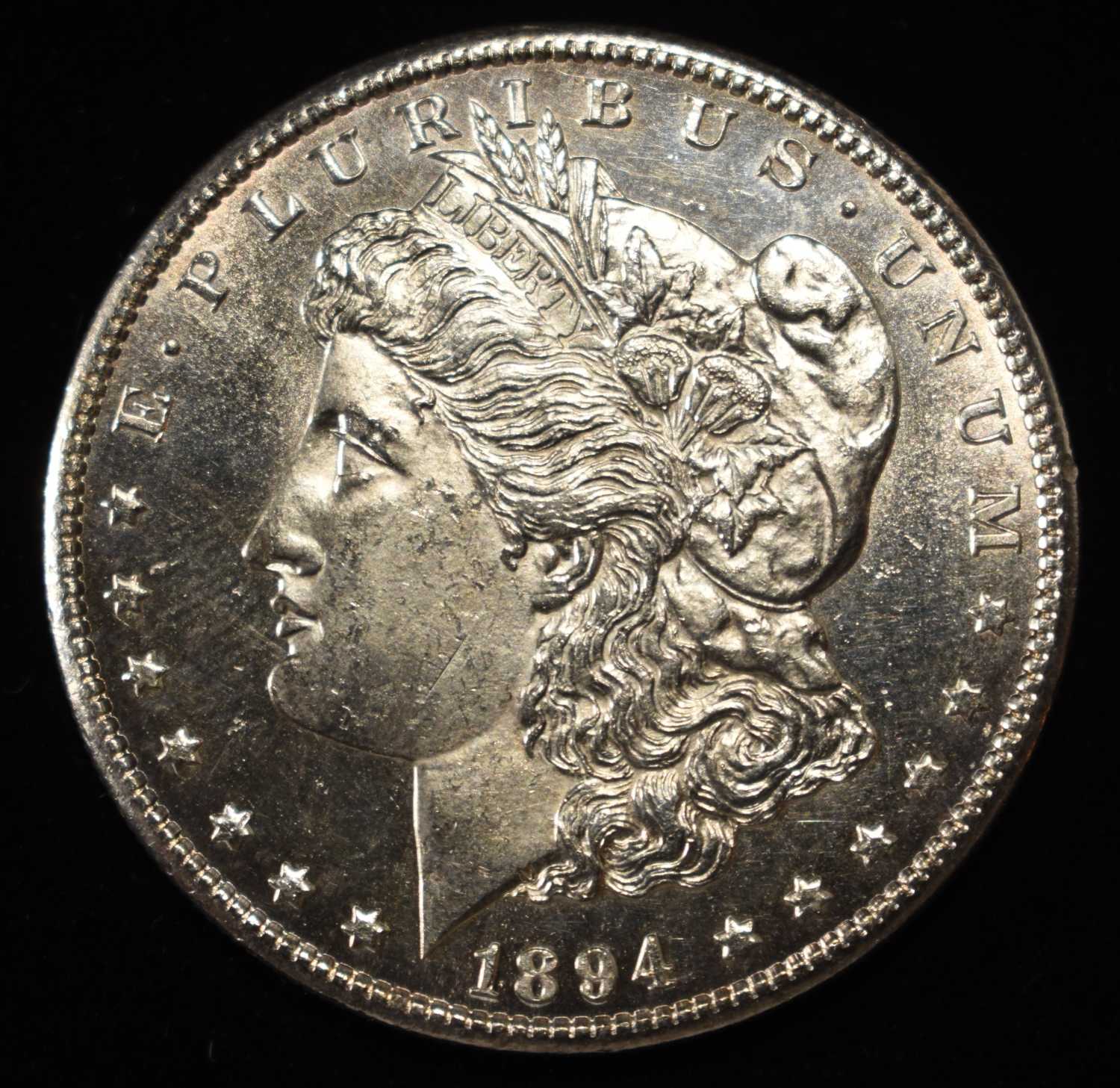 1894-S MORGAN DOLLAR CH/GEM BU