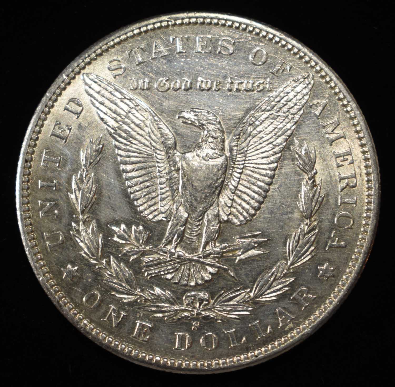 1895-S MORGAN DOLLAR AU/BU