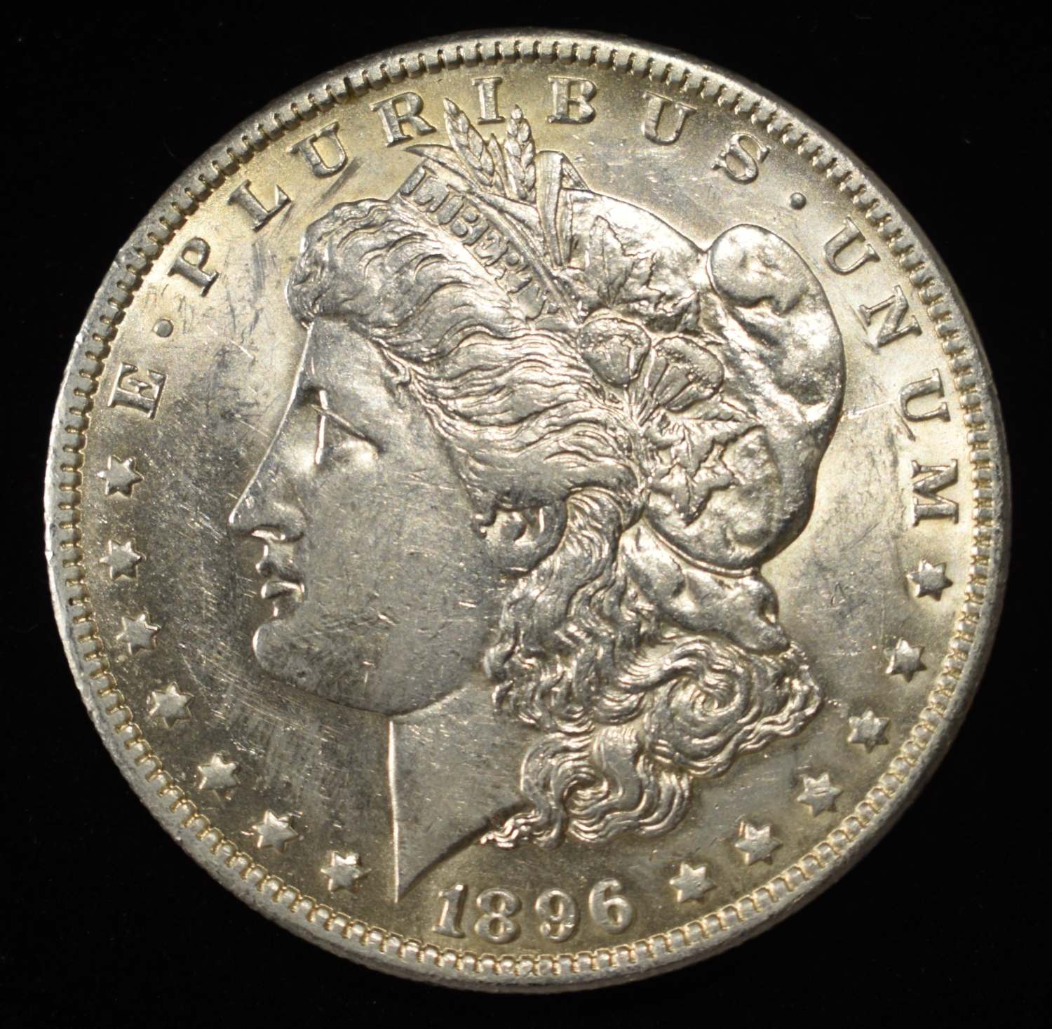 1896-O MORGAN DOLLAR CH AU