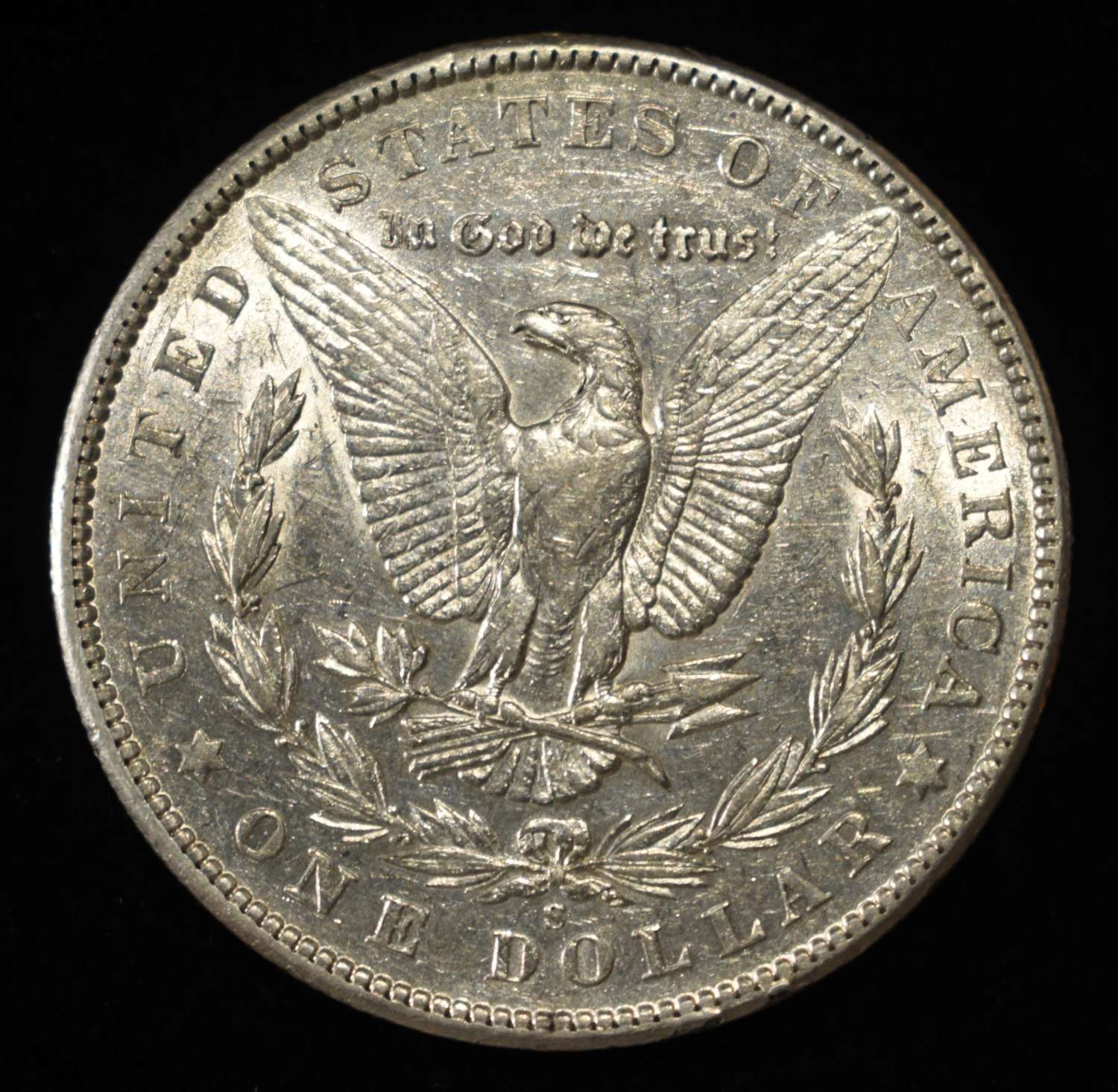 1904-S MORGAN DOLLAR SCRATCHED