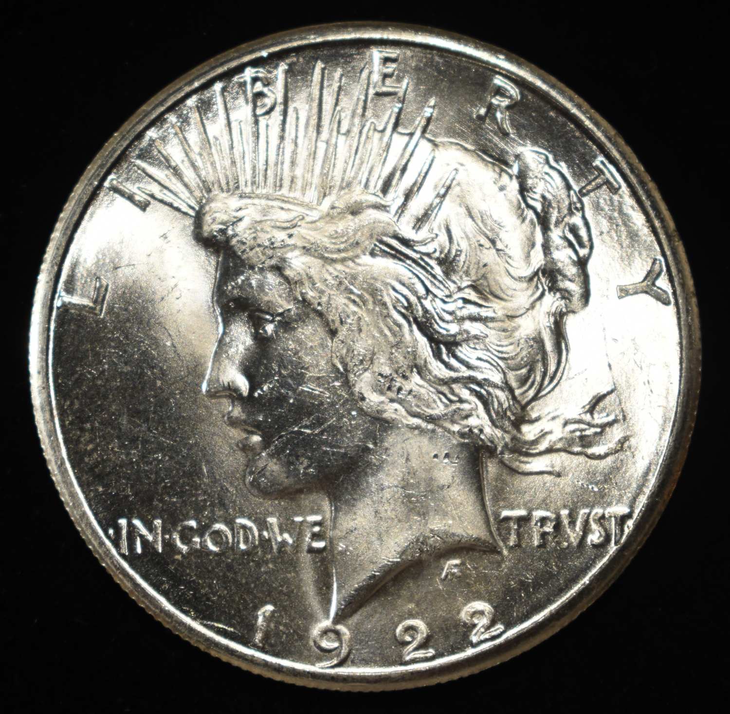 1922-S PEACE DOLLAR CH/GEM BU