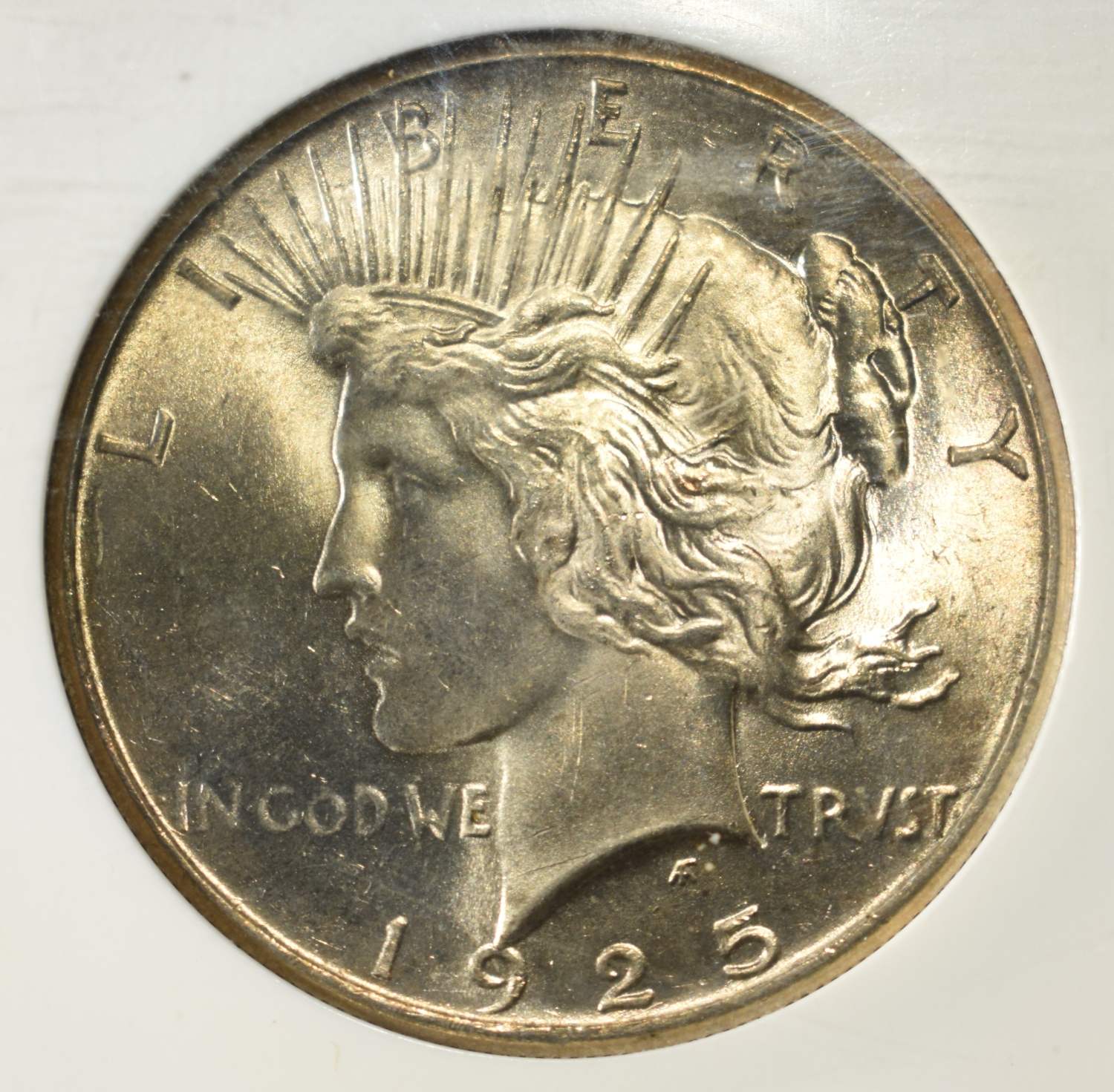 1925 PEACE DOLLAR PCI SUPERB GEM BU