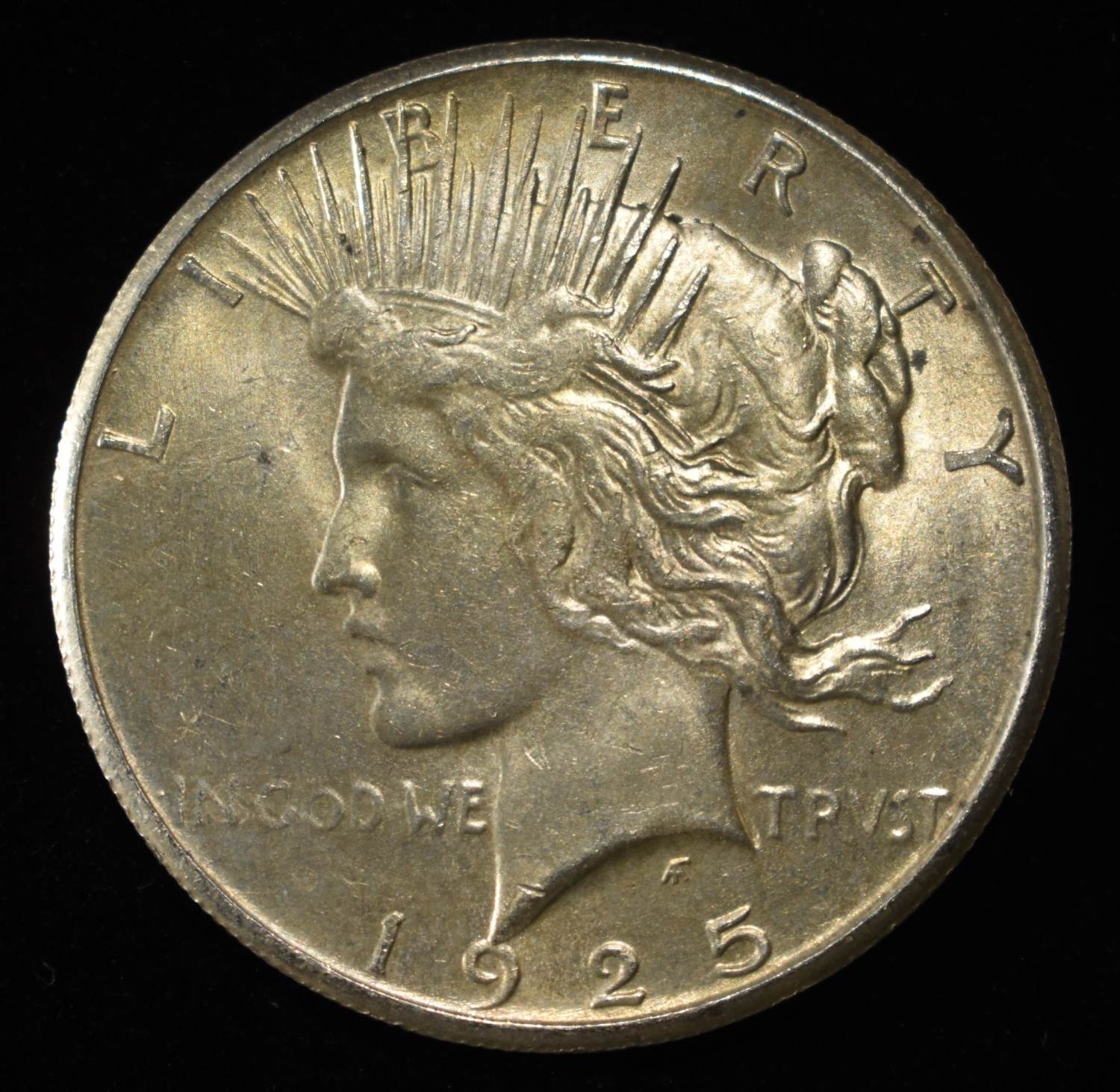 1925-S PEACE DOLLAR CH BU