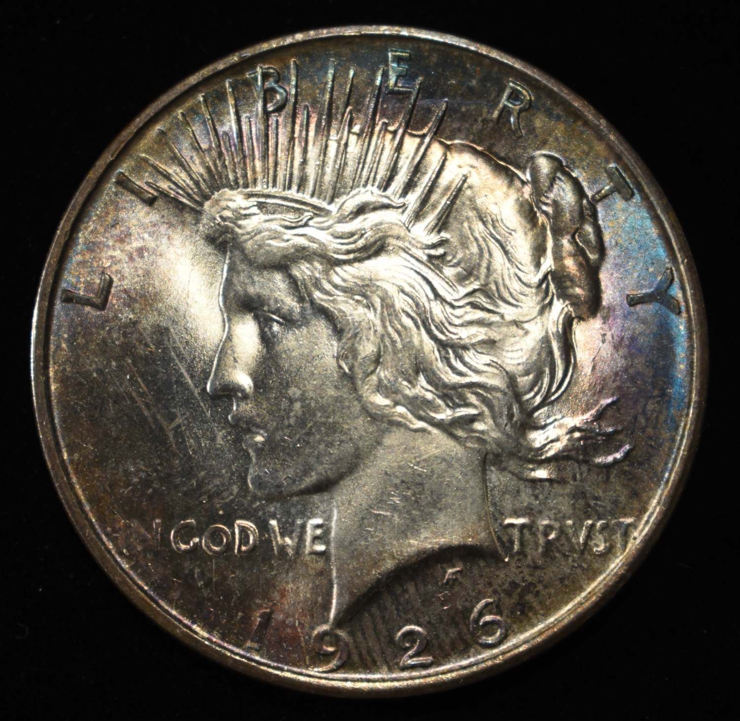 1926-D PEACE DOLLAR CH BU COLOR