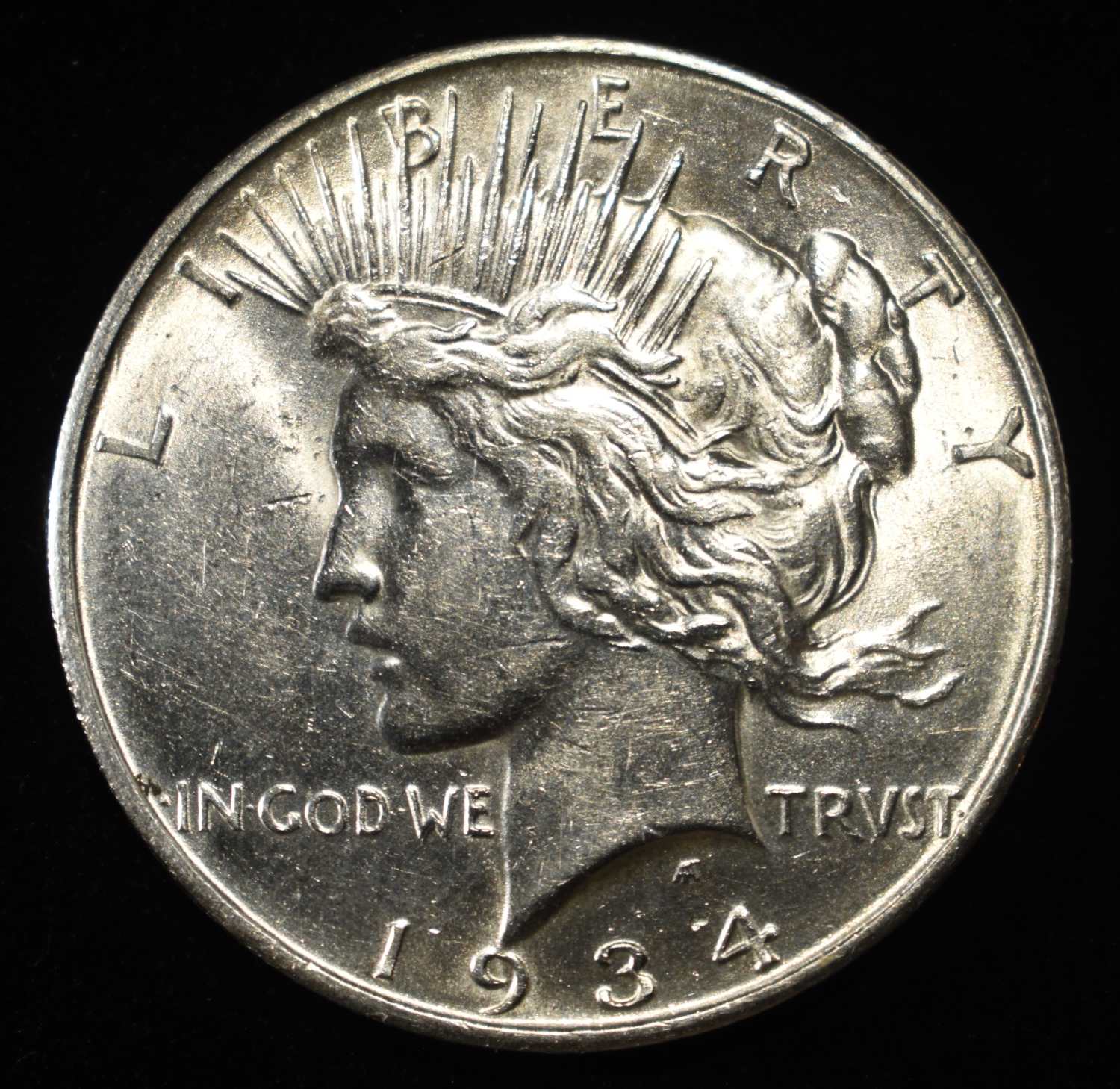 1934-D PEACE DOLLAR BU