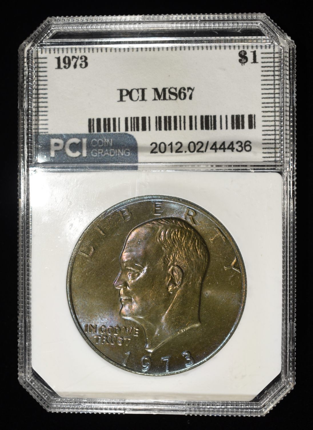 1973 EISENHOWER DOLLAR PCI SUPERB GEM BU