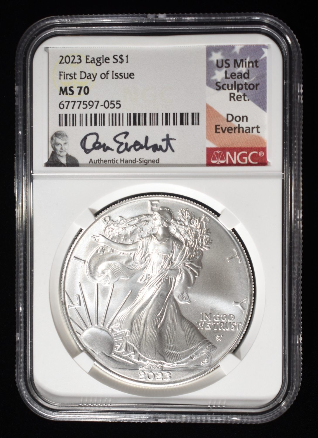 2023 AMERICAN SILVER EAGLE NGC MS70