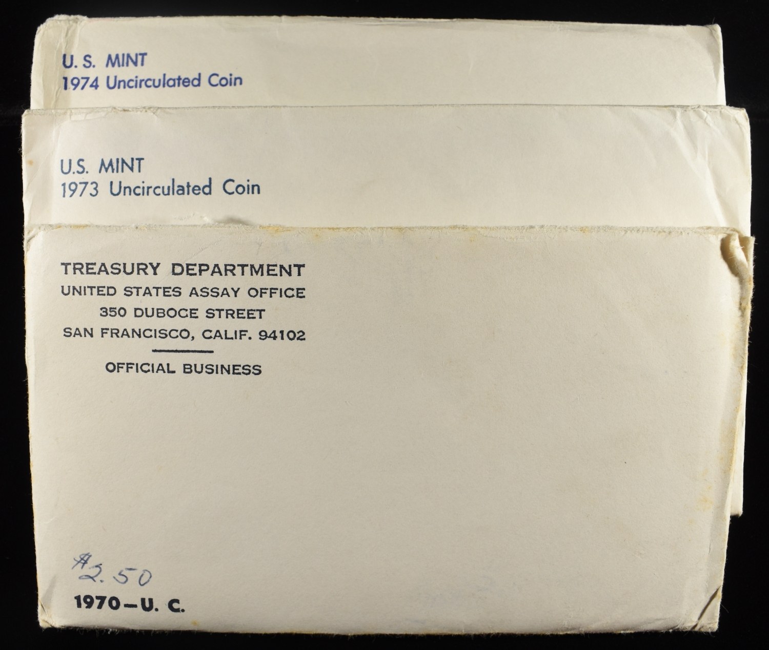 1970, 73 & 74 MINT SETS