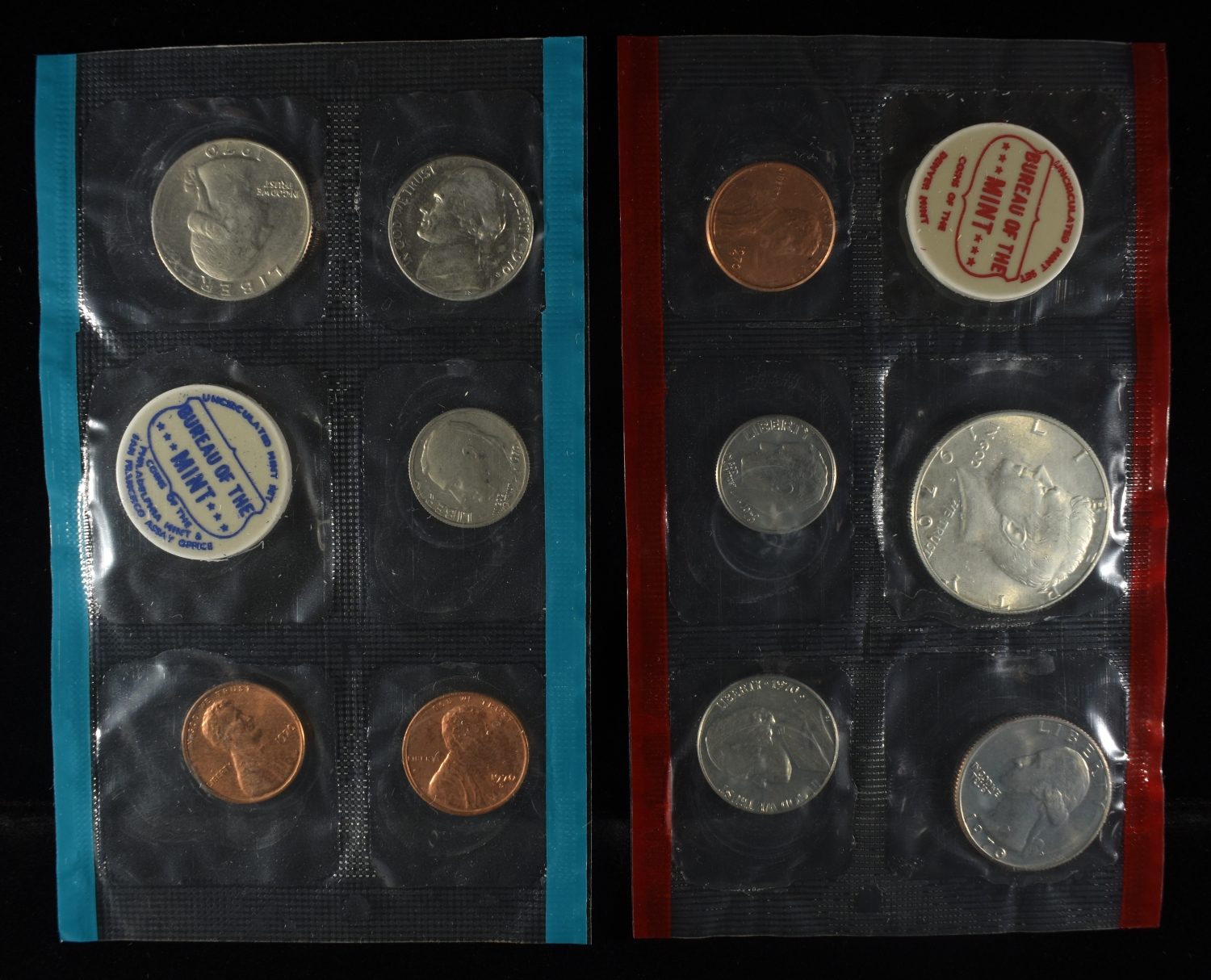 1970, 73 & 74 MINT SETS