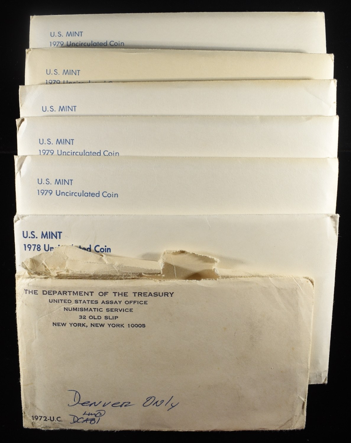 1972, 78 & (5) 79 MINT SETS