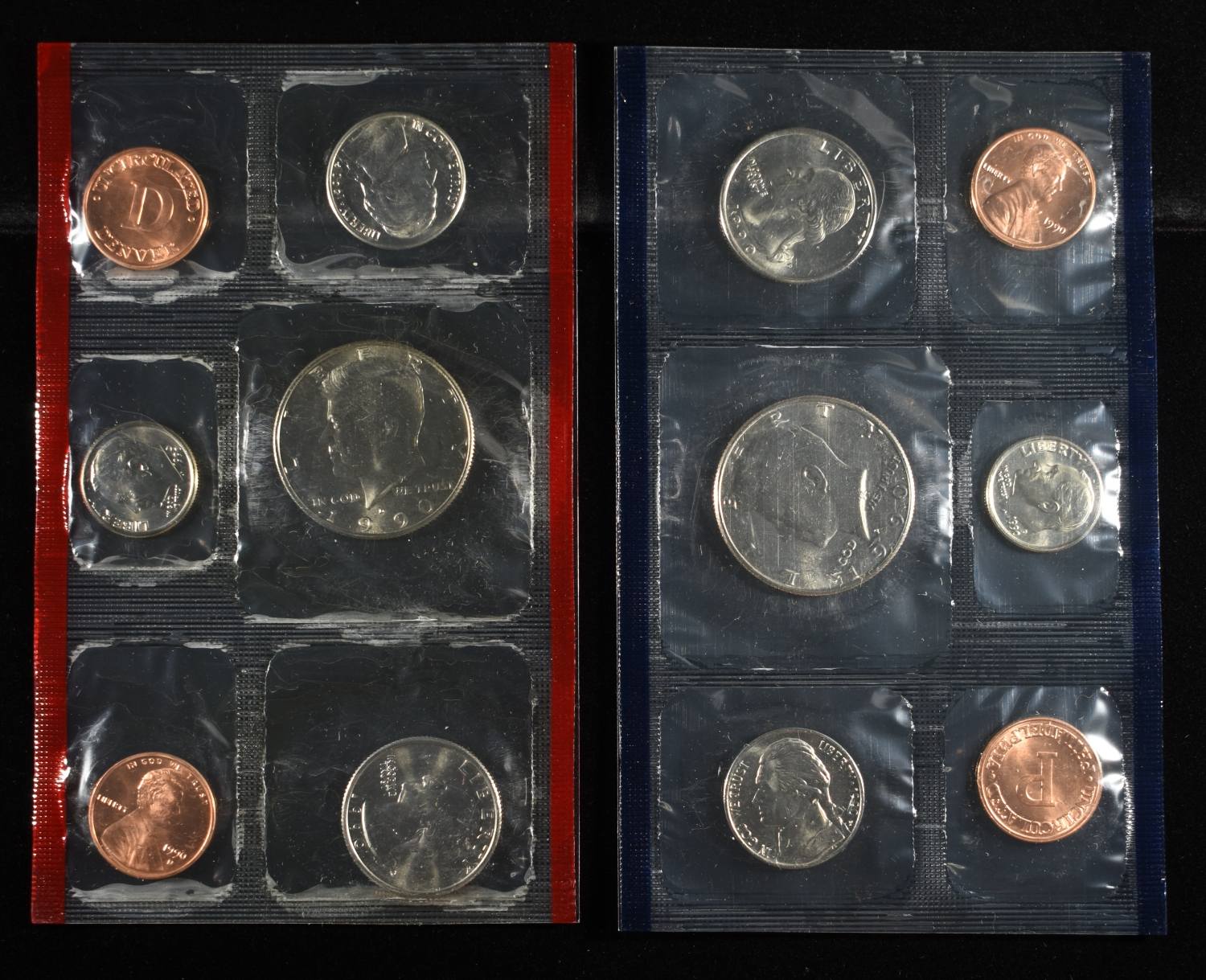 1990 & 1992-1999 MINT SET-MISSING 1992-P SET