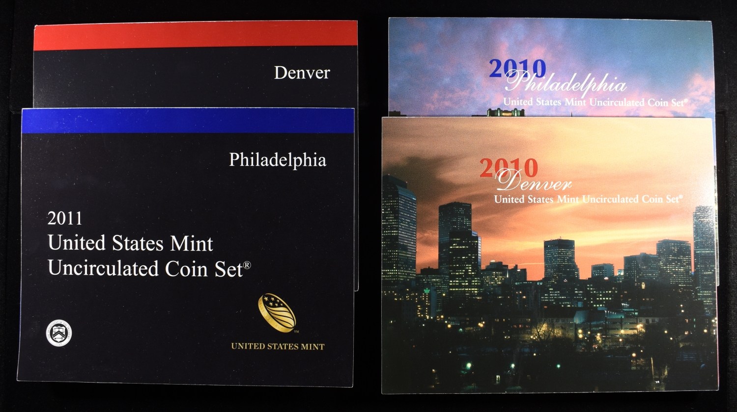 2010 & 2011 MINT SETS