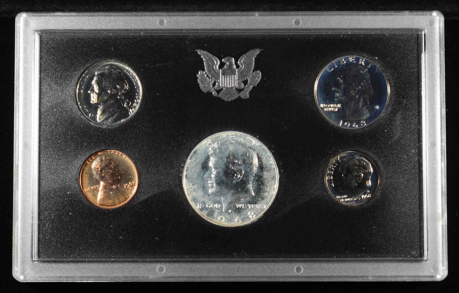 1970 & (2) 1968-69 PROOF SETS