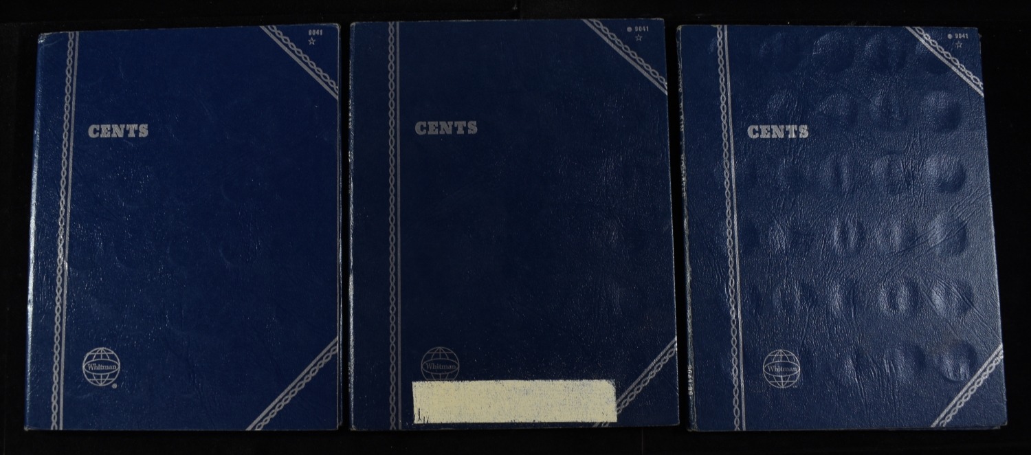 (3) LINCOLN CENT ALBUMS