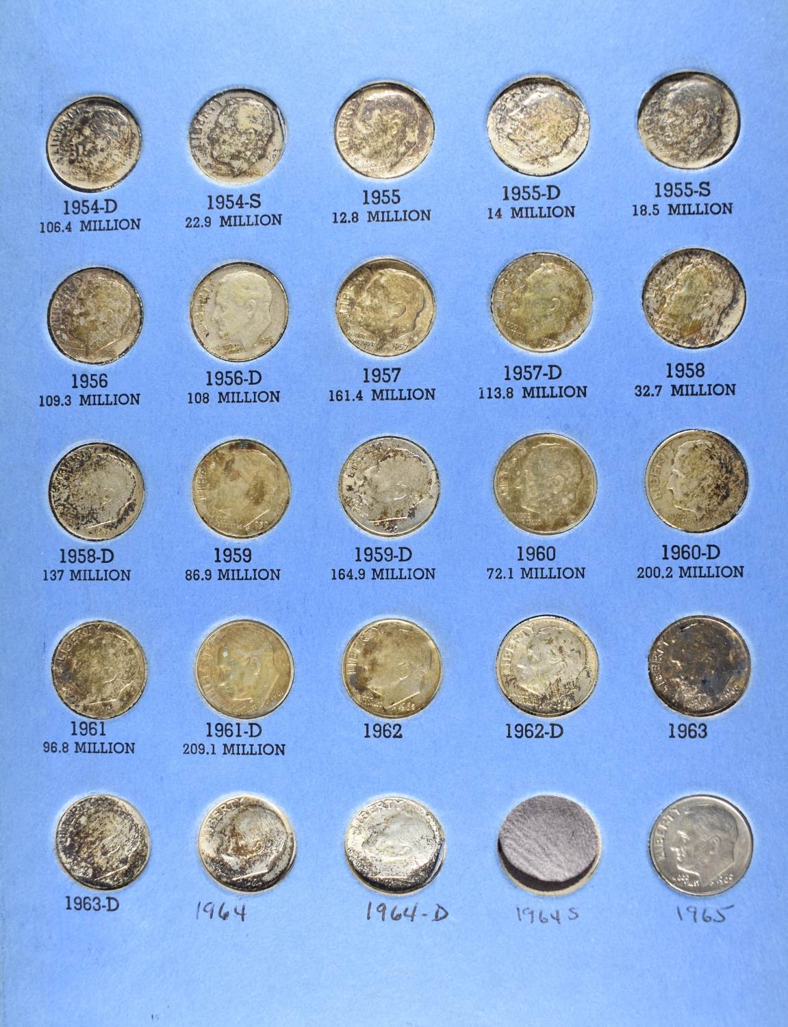 ROOSEVELT DIME ALBUM