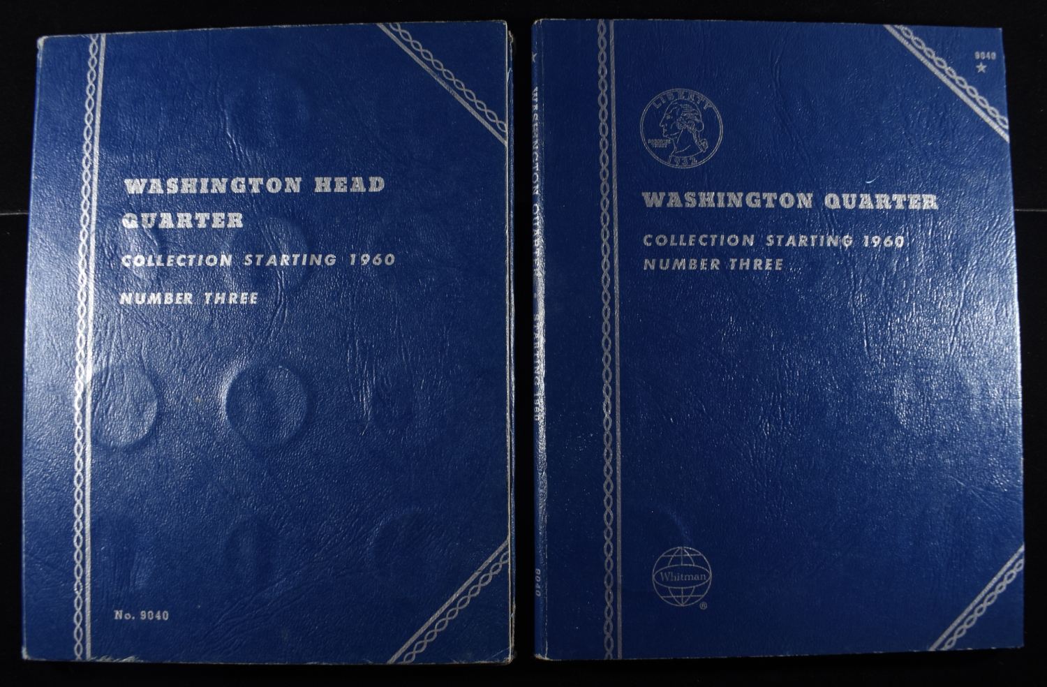 (2) WASHINGTON QUARTER WHITMAN ALBUMS