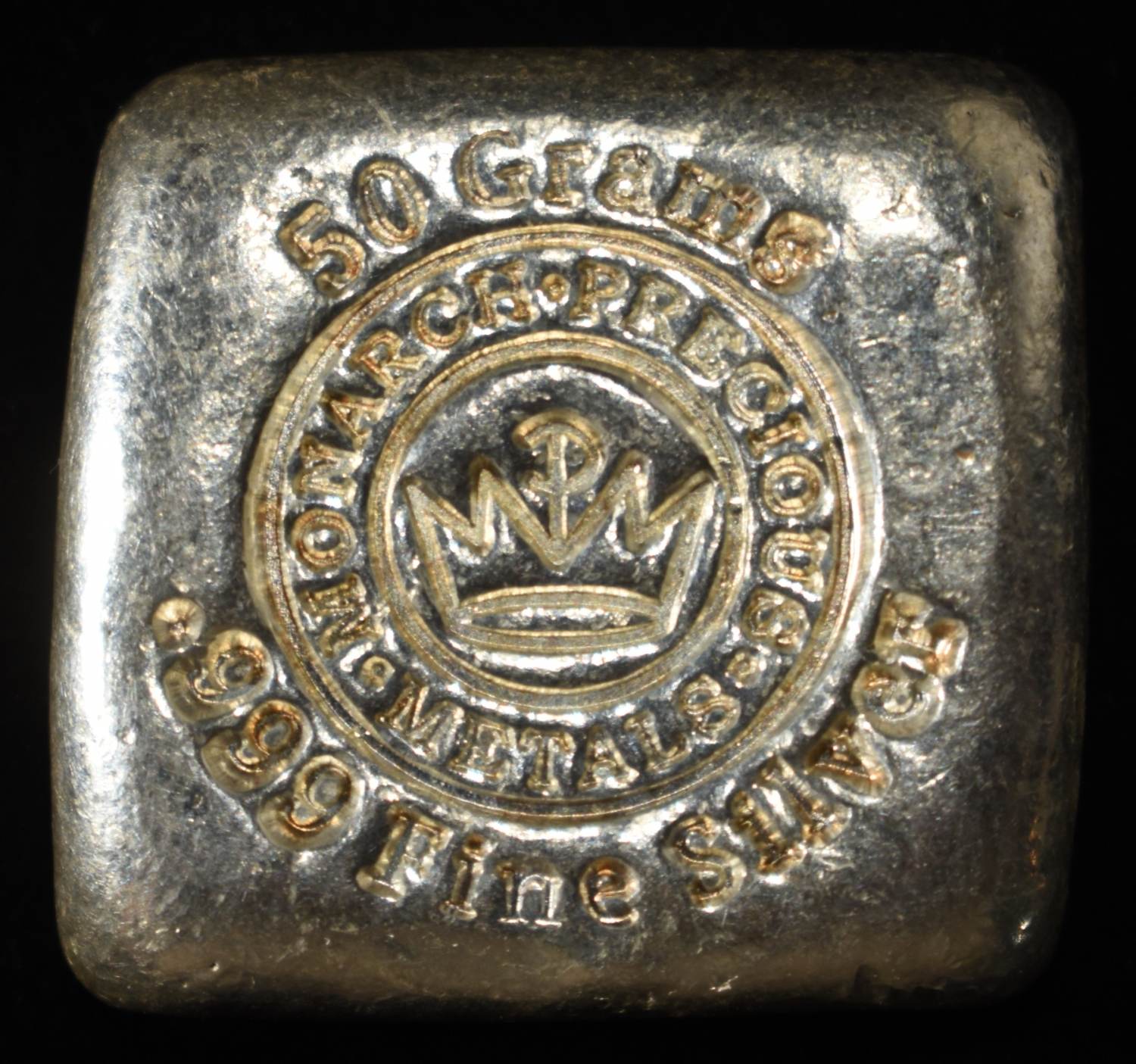 APPROX 1.6 OZ .999 SILVER BAR