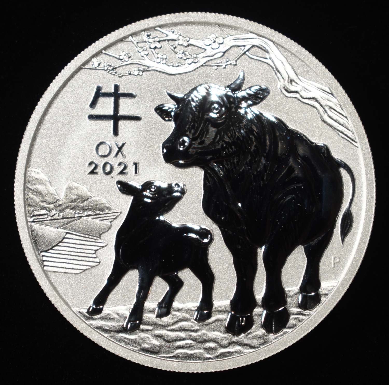 2021 LUNAR YEAR OF THE OX 1 OZ .999 SILVER ROUND