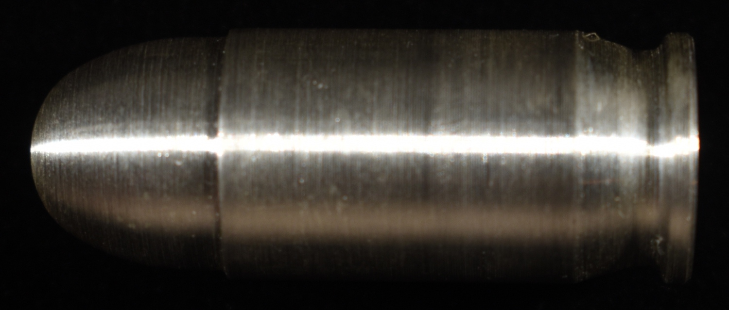 45 CAL BULLET 1 OZ .999 SILVER