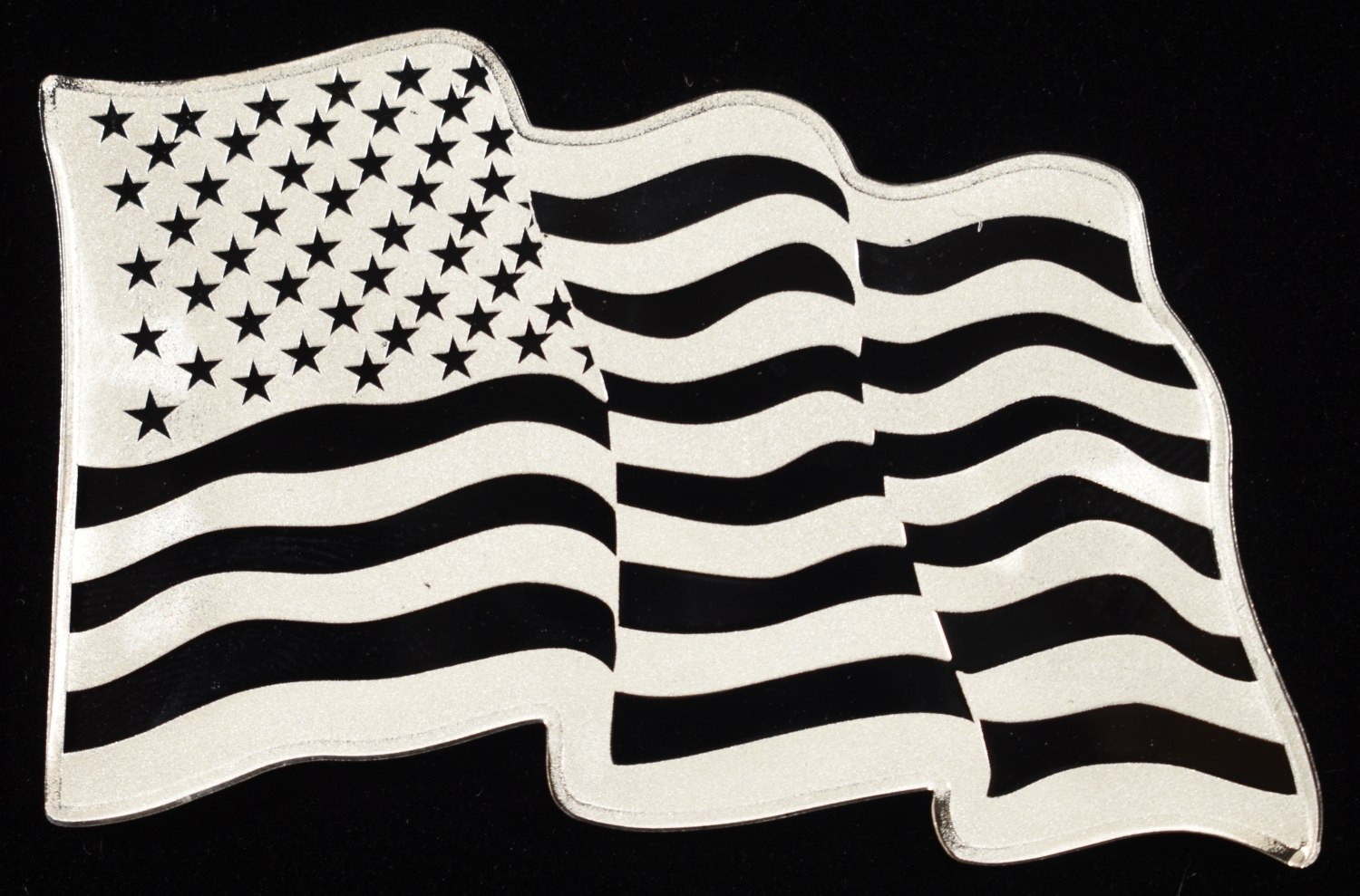 SUNSHINE MINTING WAVING FLAG 1 OZ .999 SILVER