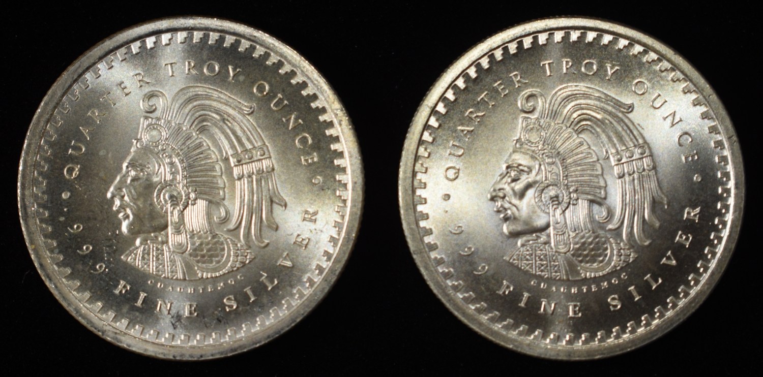 (2) 1/4 OZ .999 SILVER ROUNDS