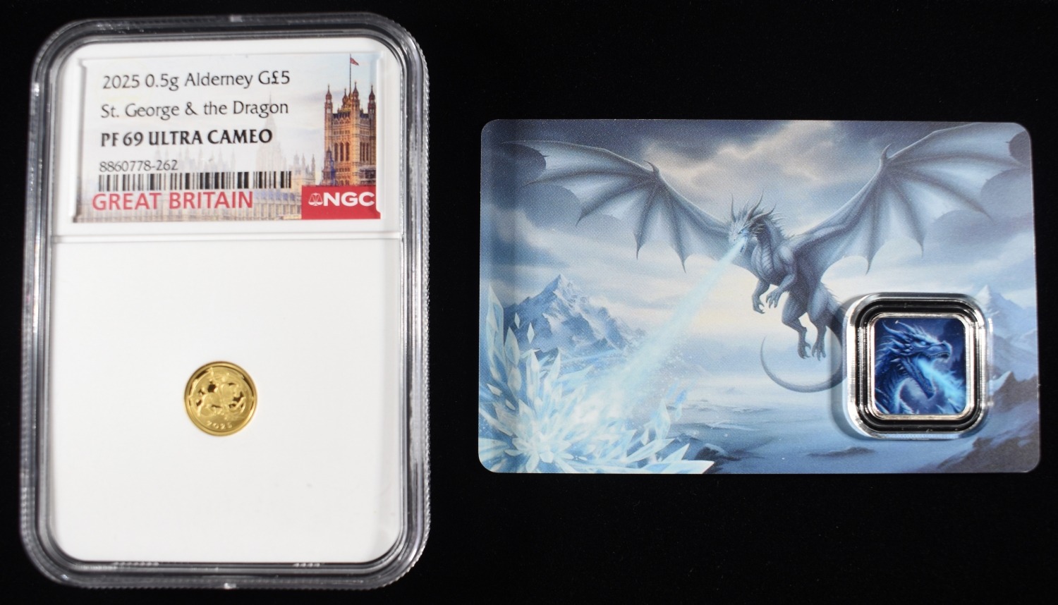 1 GRAM SILVER & 2025 0.5 GRAM GOLD NGC PF69 UCAM