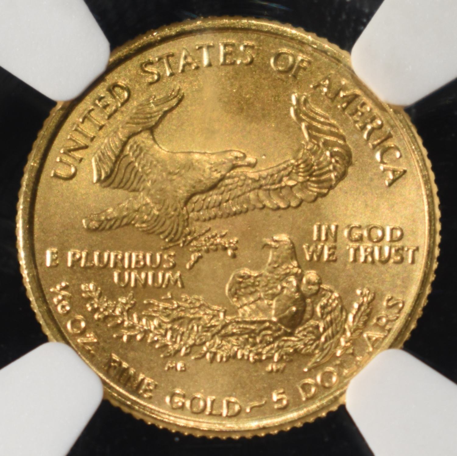 2000 $5 GOLD EAGLE NGC MS69
