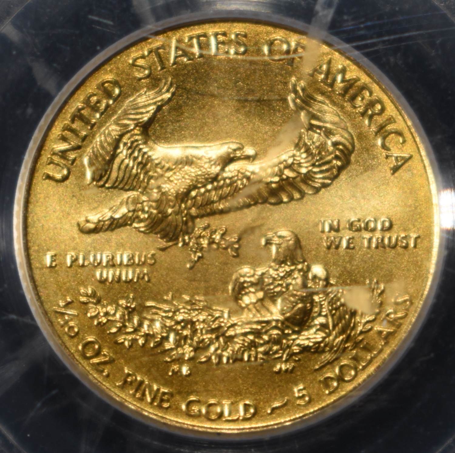 2011 $5 GOLD EAGLE PCGS MS70