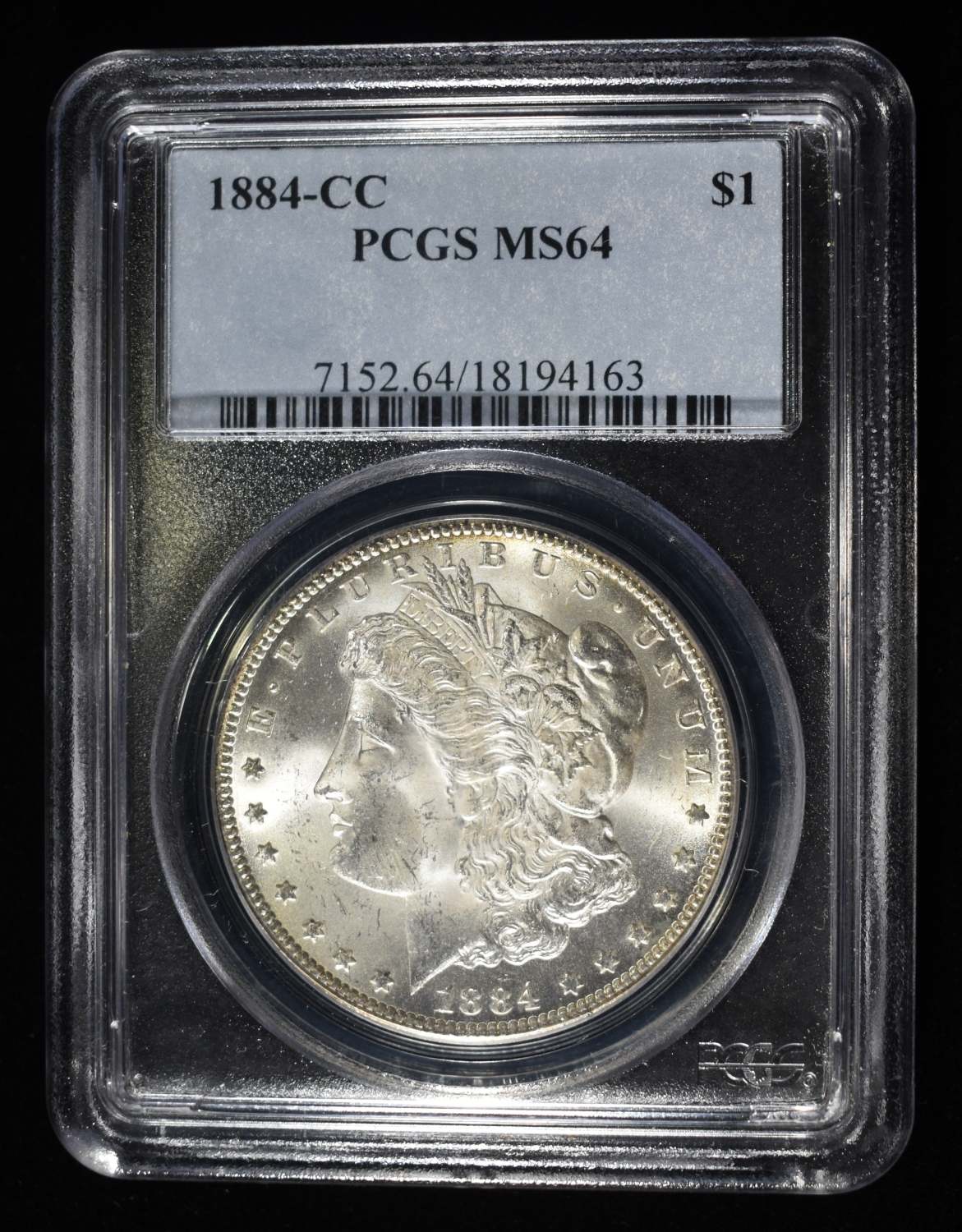 1884-cc Morgan Dollar Pcgs ms-64