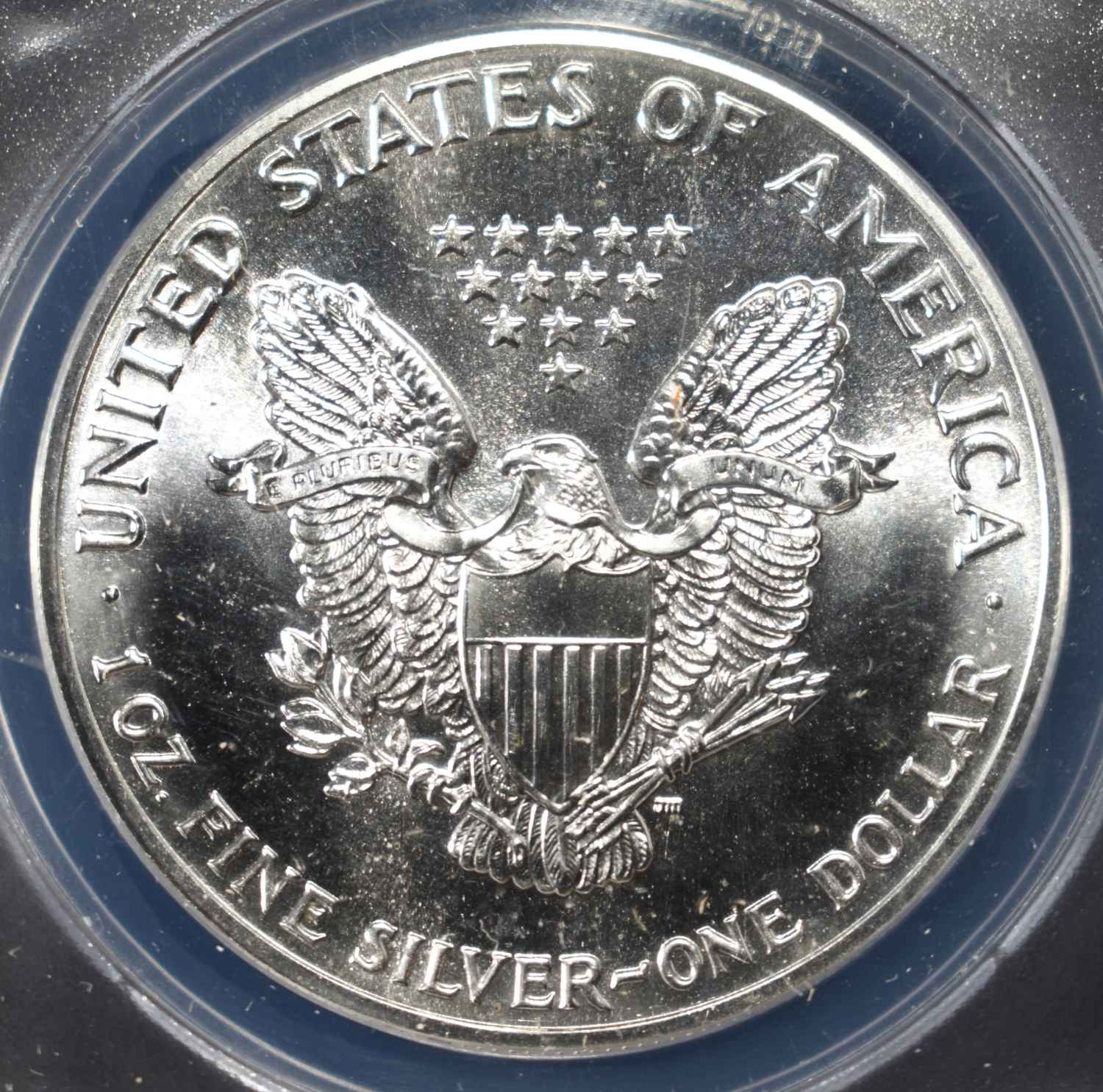 1989 AMERICAN SILVER EAGLE ANACS MS69