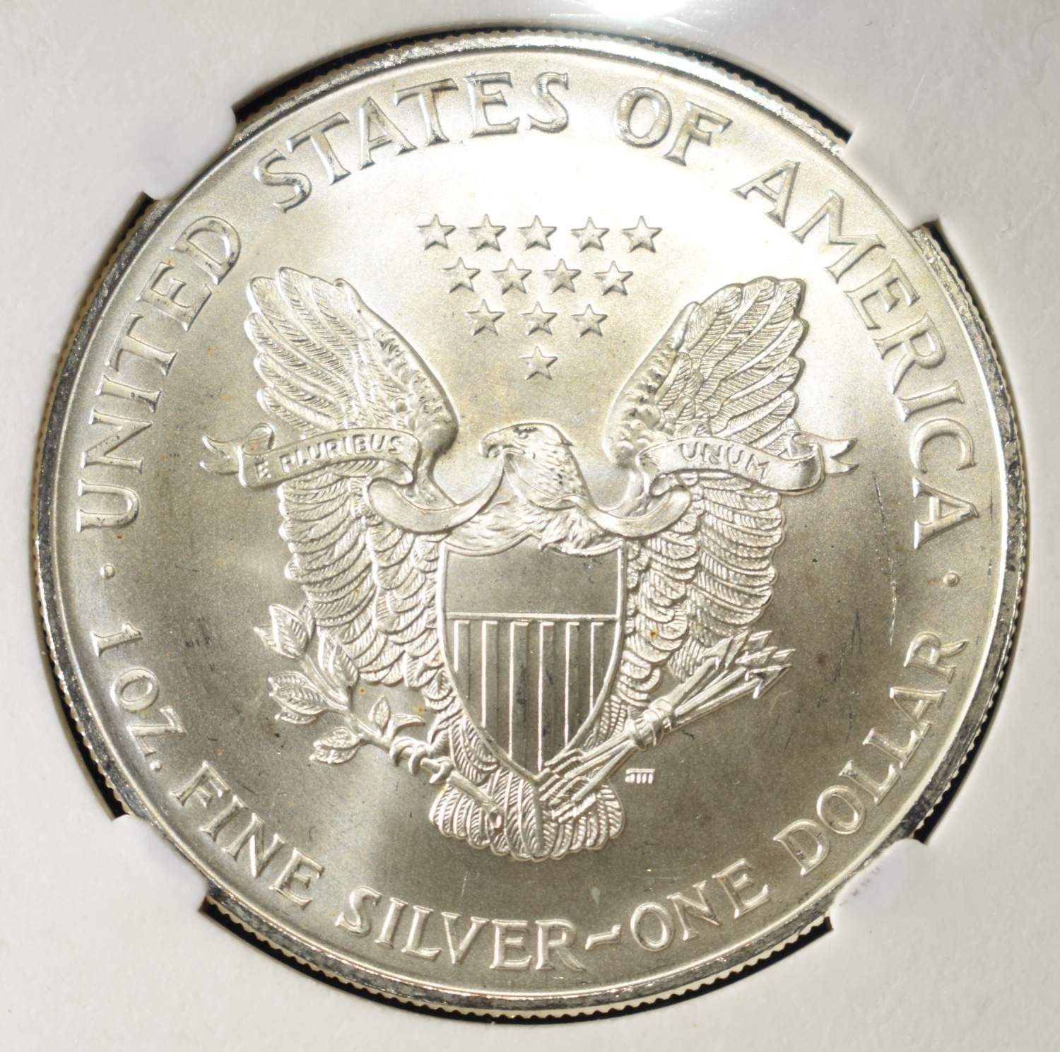 1997 AMERICAN SILVER EAGLE NCG GEM BU
