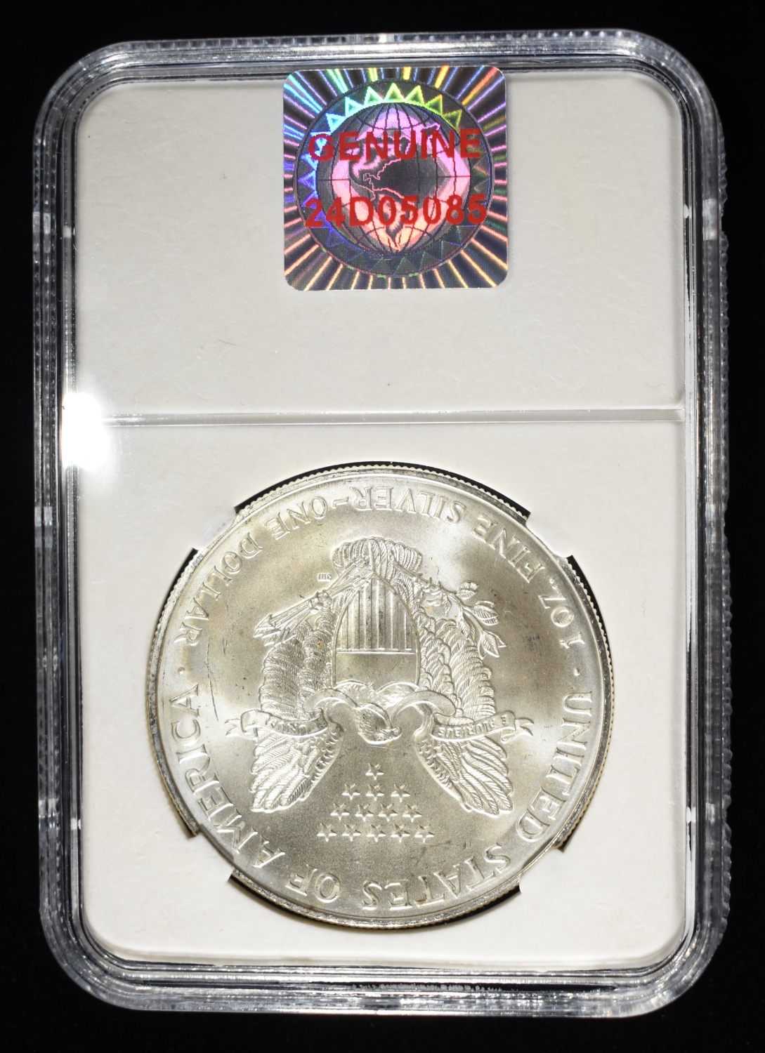 1997 AMERICAN SILVER EAGLE NCG GEM BU