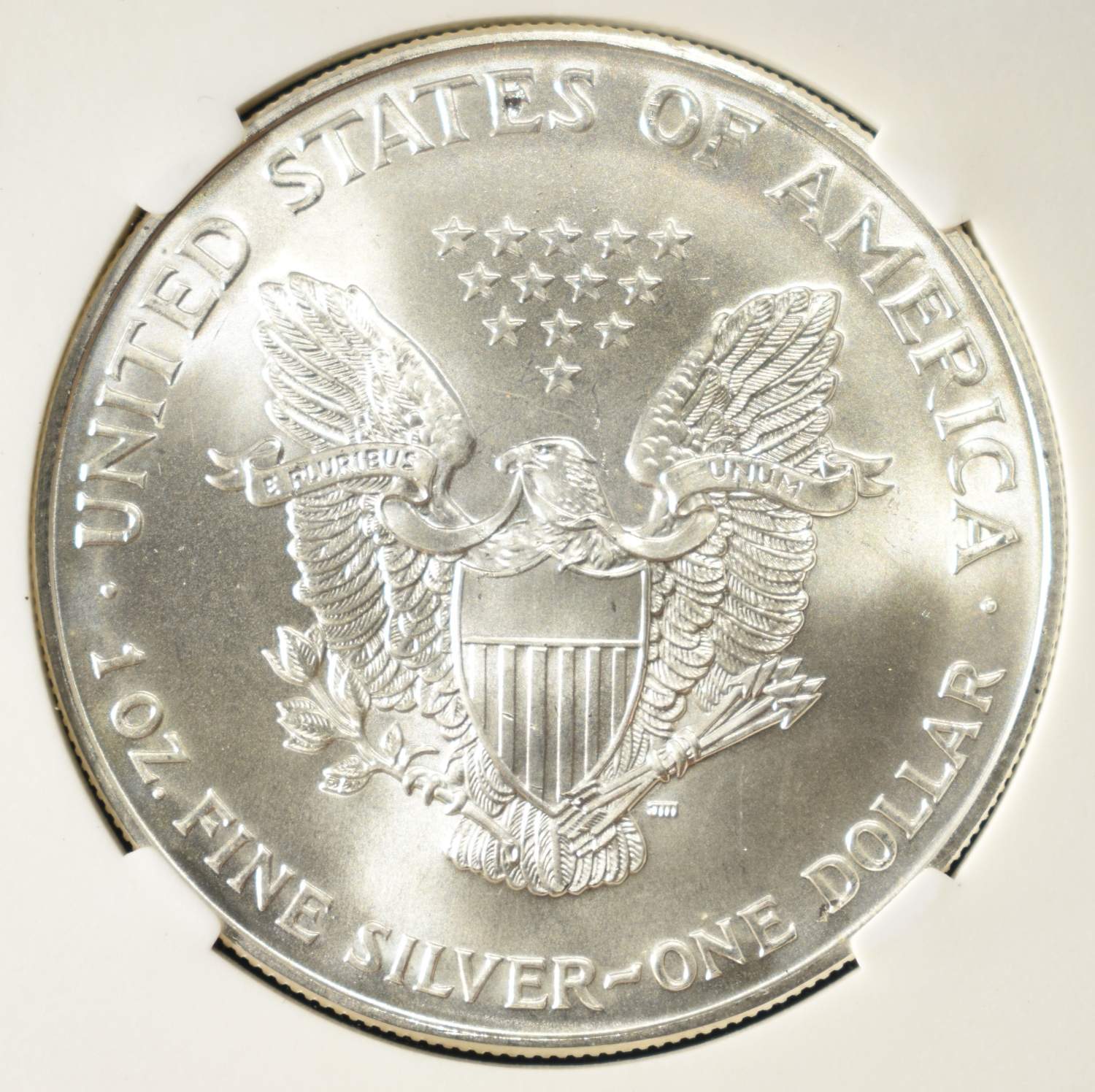 1998 AMERICAN SILVER EAGLE NCG GEM BU